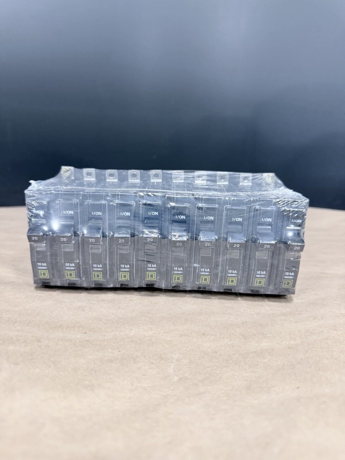 Square D QOB120 1P Miniature Circuit Breaker 20A 240V 10 Pack