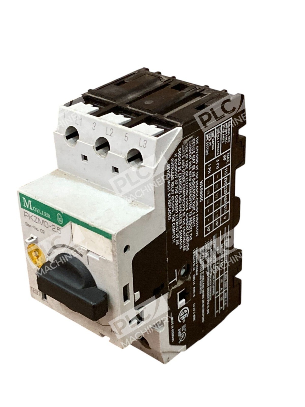 Moeller 1.5-2.5A Circuit Braker PKZM0-2.5