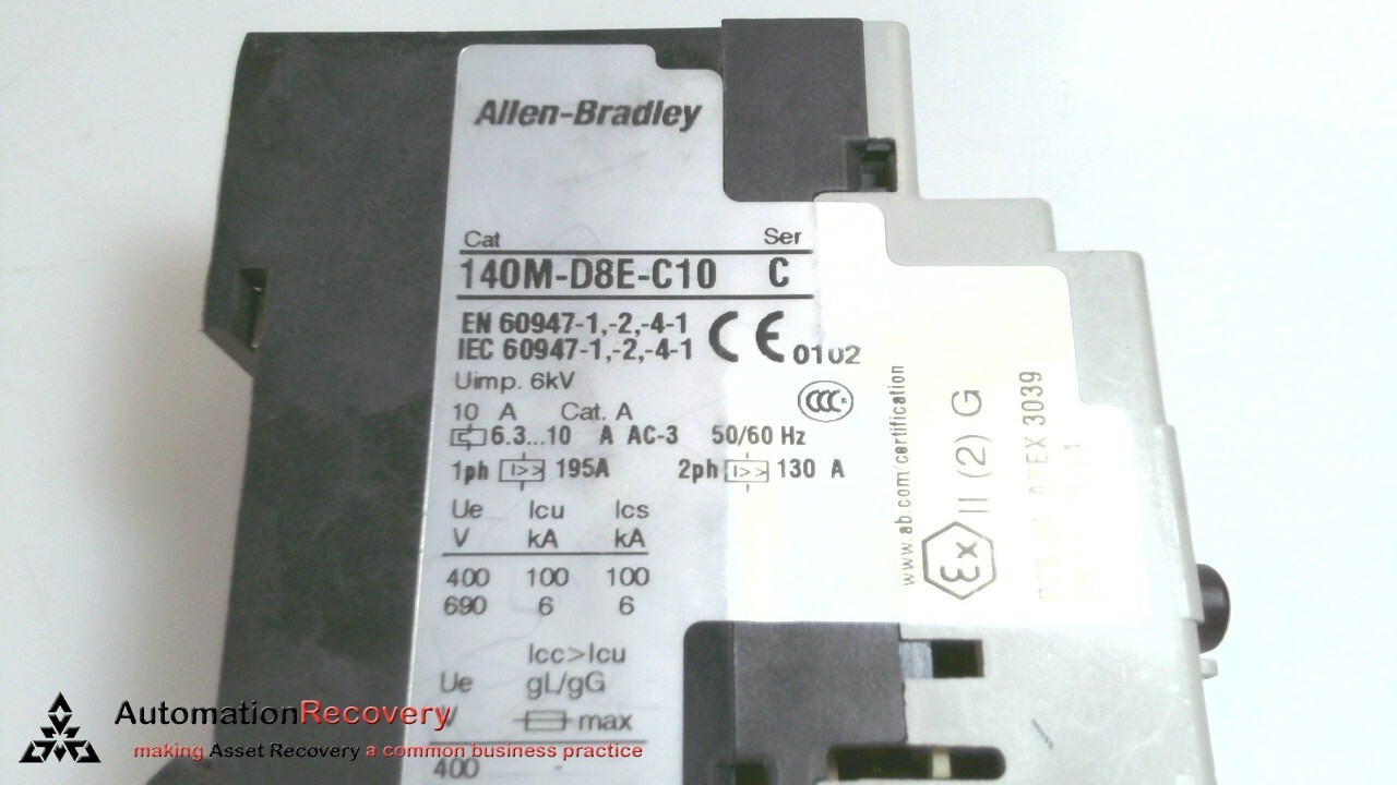 ALLEN BRADLEY 140M-D8E-C10 SERIES C #327441