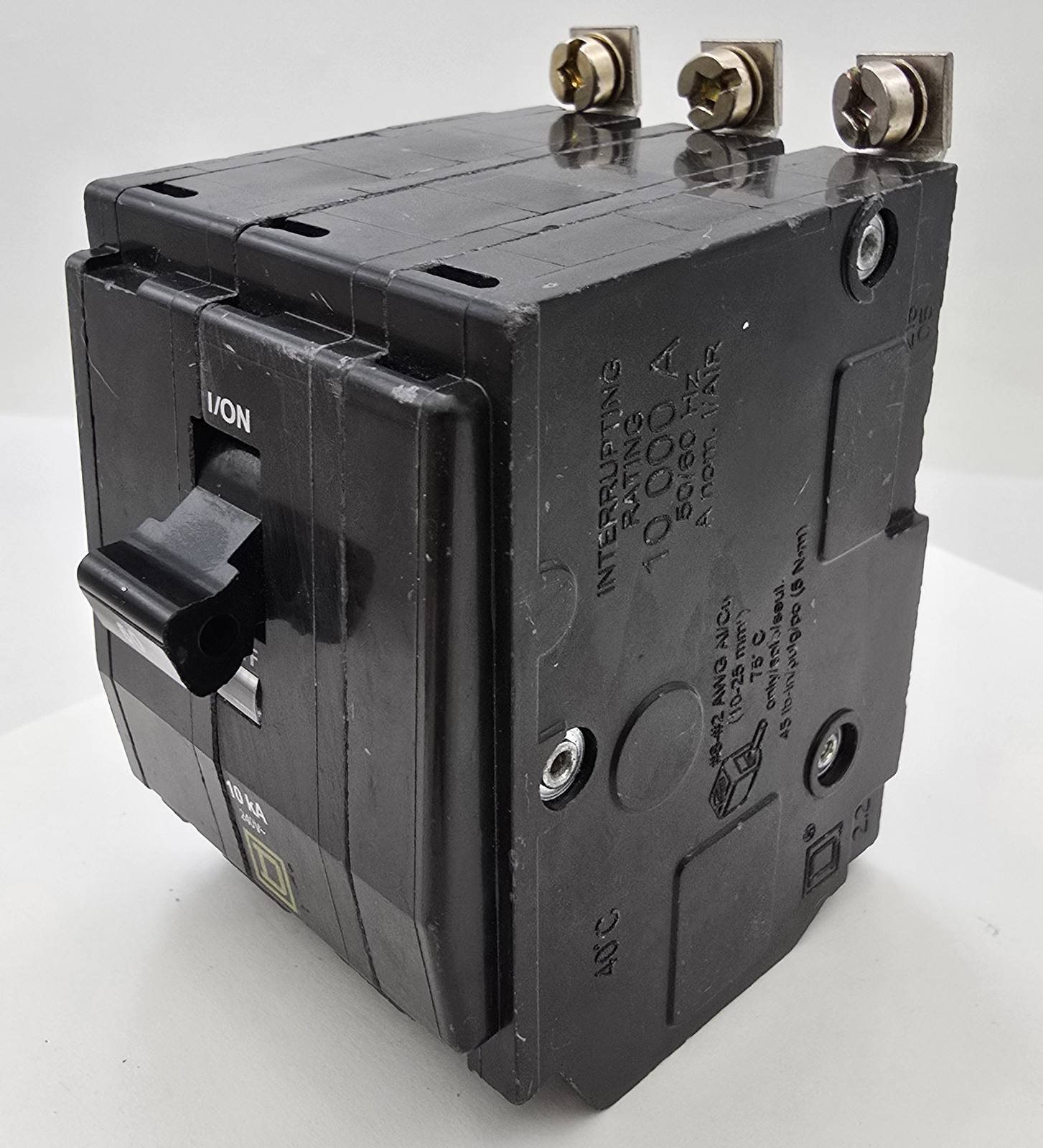 Square D QOB360 Bolt-On Circuit Breaker 3P 60A 240V 10kA QOB 60 Amp 3 Pole
