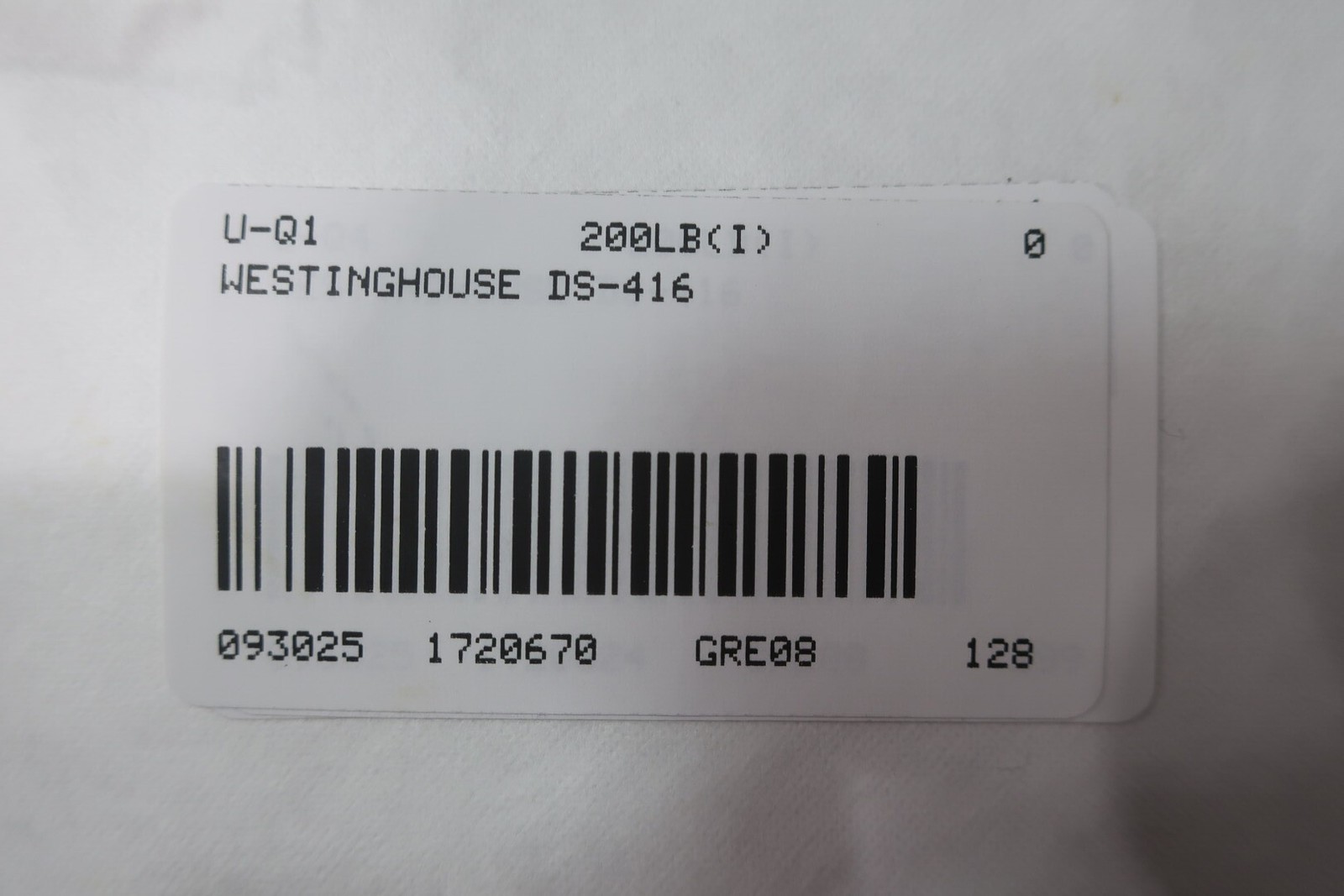 Westinghouse DS-416 Low Voltage Power Circuit Breaker 600v-ac 1600a 800a