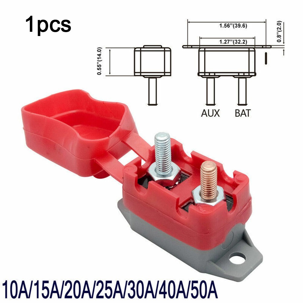 Automatic for reset Circuit Breaker For Automotive RV Marine 12-24V 10- 50A