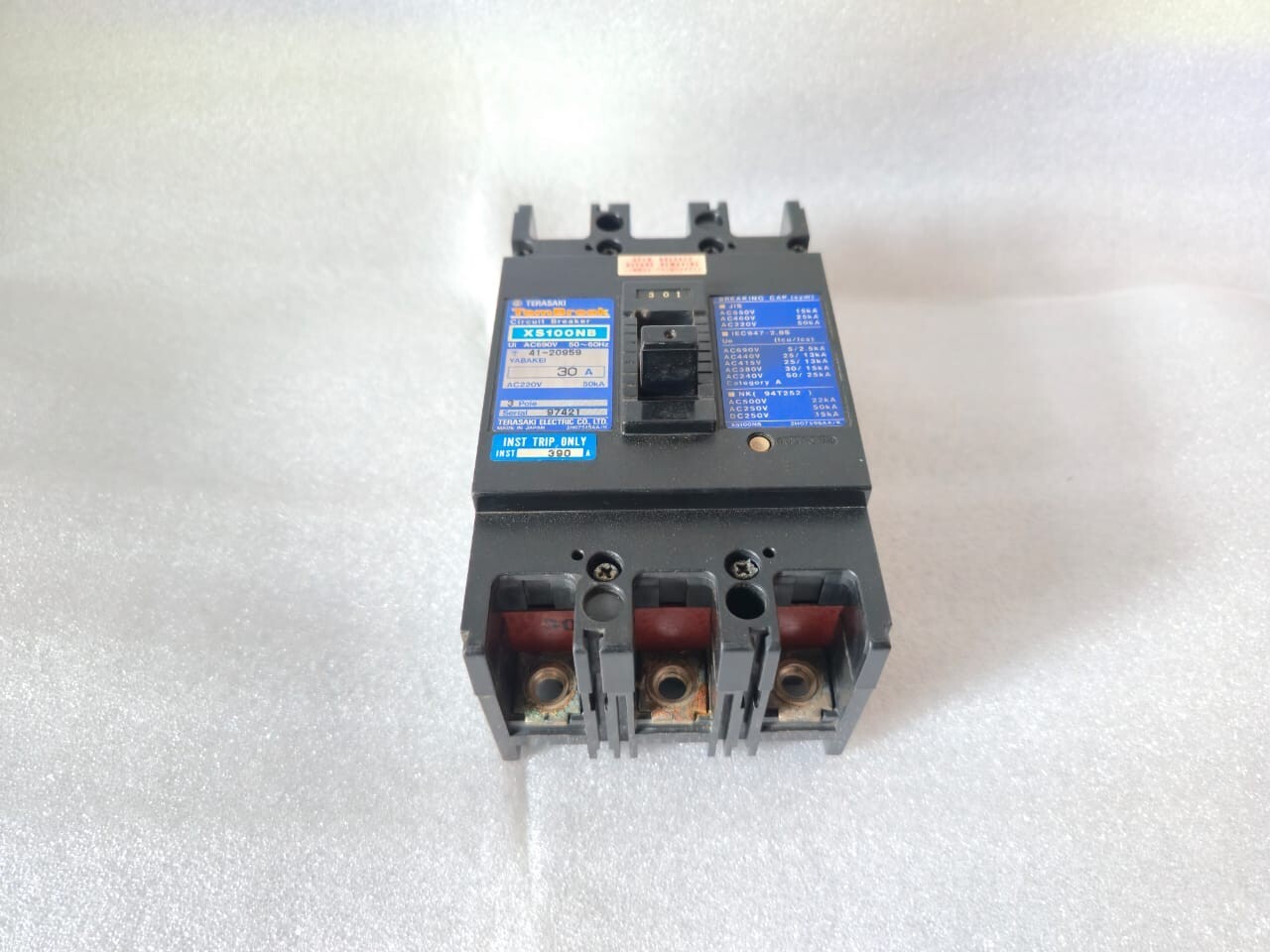 Terasaki Xs100NB Tembreak Circuit Breaker 30A 50~60Hz (FREE SHIPPING)