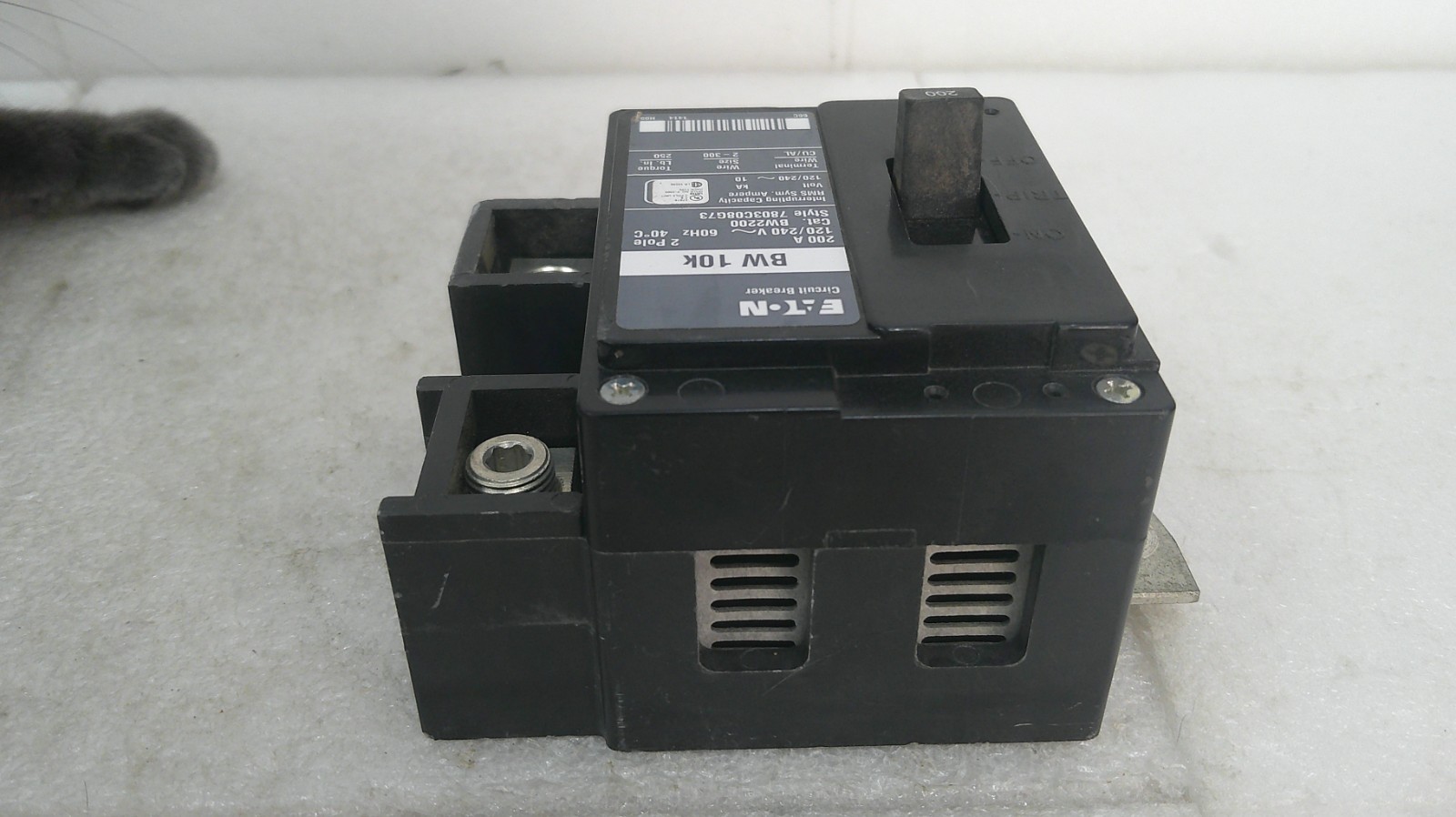 Eaton BW 10K BW2200 200A 120/240V 2 Pole Circuit Breaker