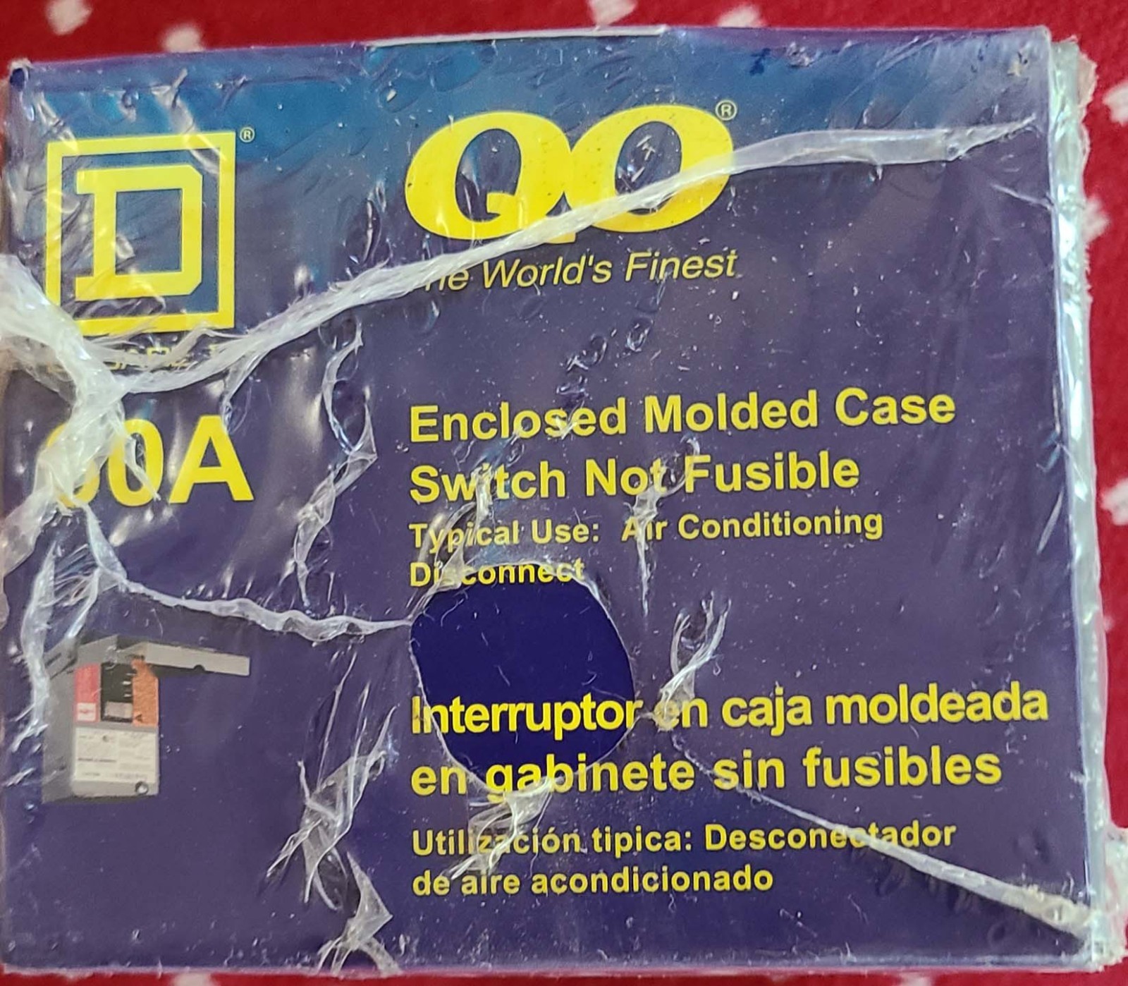 QO Square D Enclosed Molded Case QO200TR Series G03 Circuit Disconnect Switch