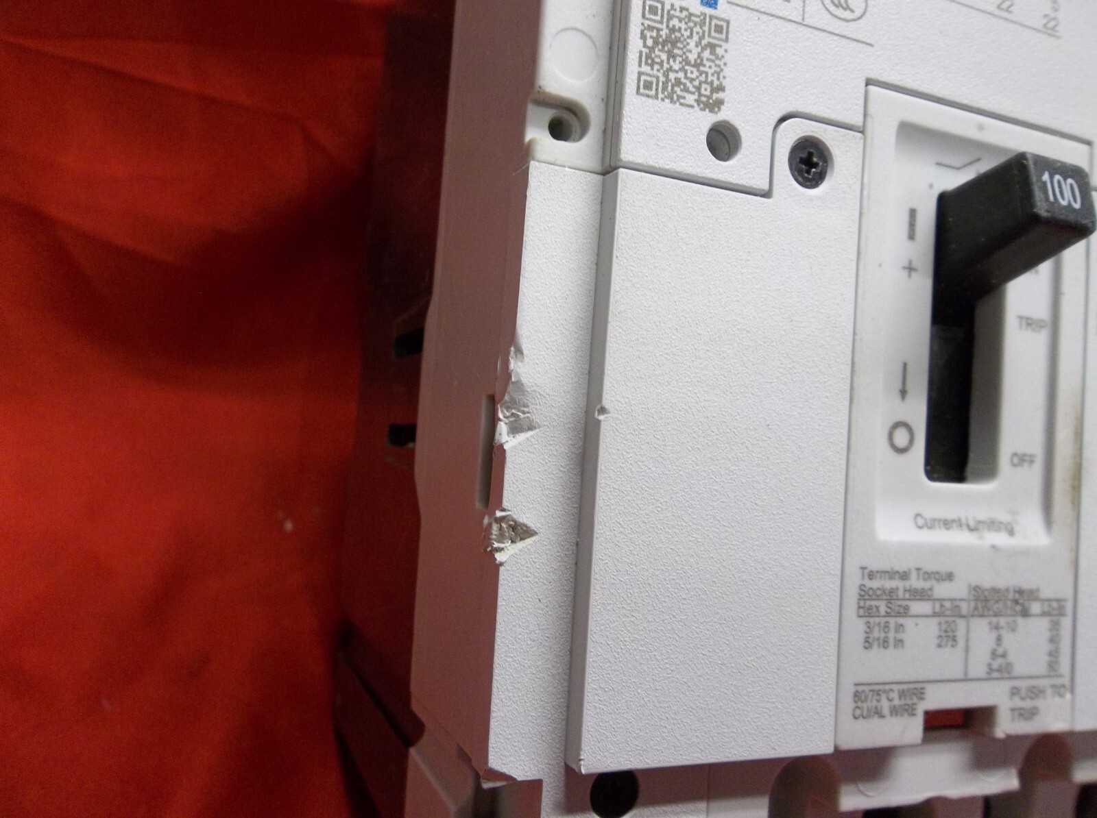 EATON PDG23M0100TFFL circuit breaker 315A6