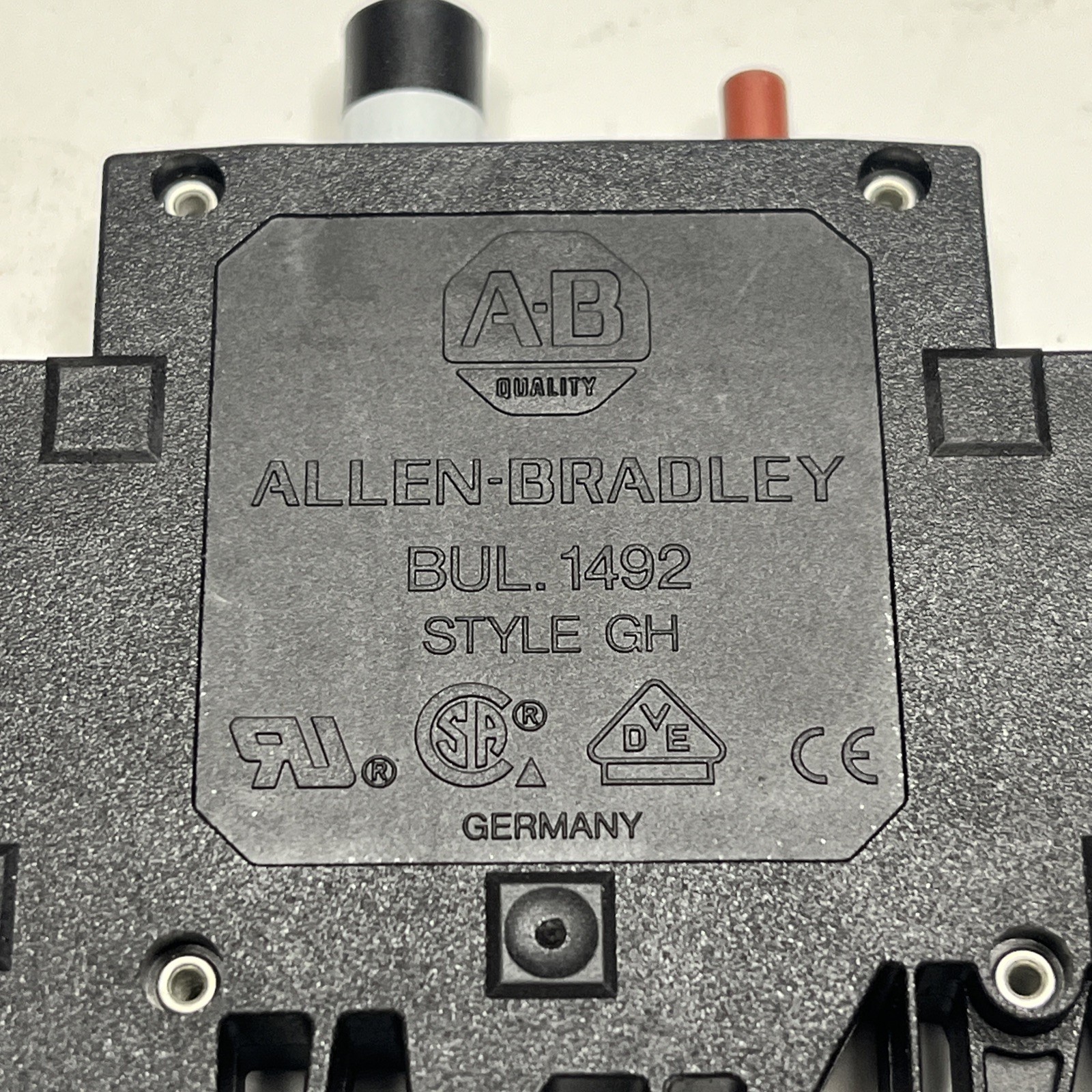ALLEN BRADLEY 1492-GH002 SINGLE POLE 0.20 AMP CIRCUIT BREAKER 250V AC / 65 VDC