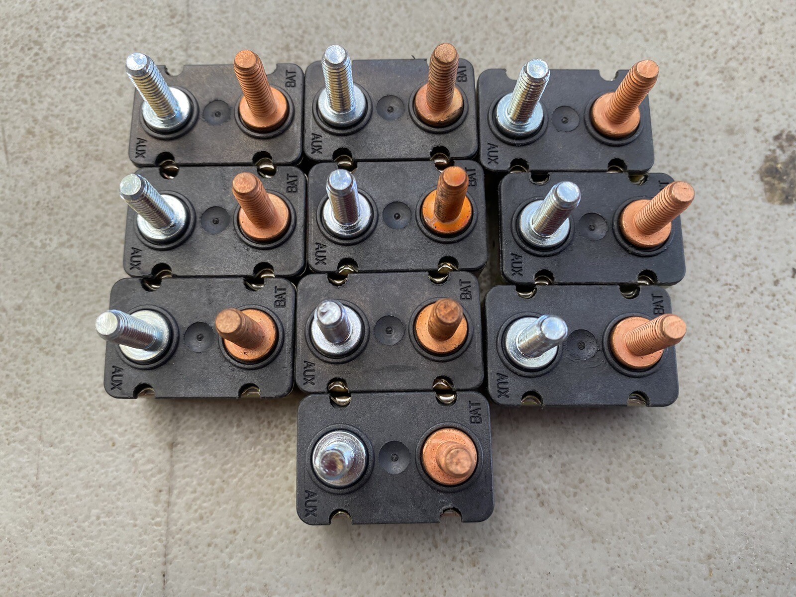 Lot Of 10 – ShortStop 6 Amp Circuit Breaker 12V H48