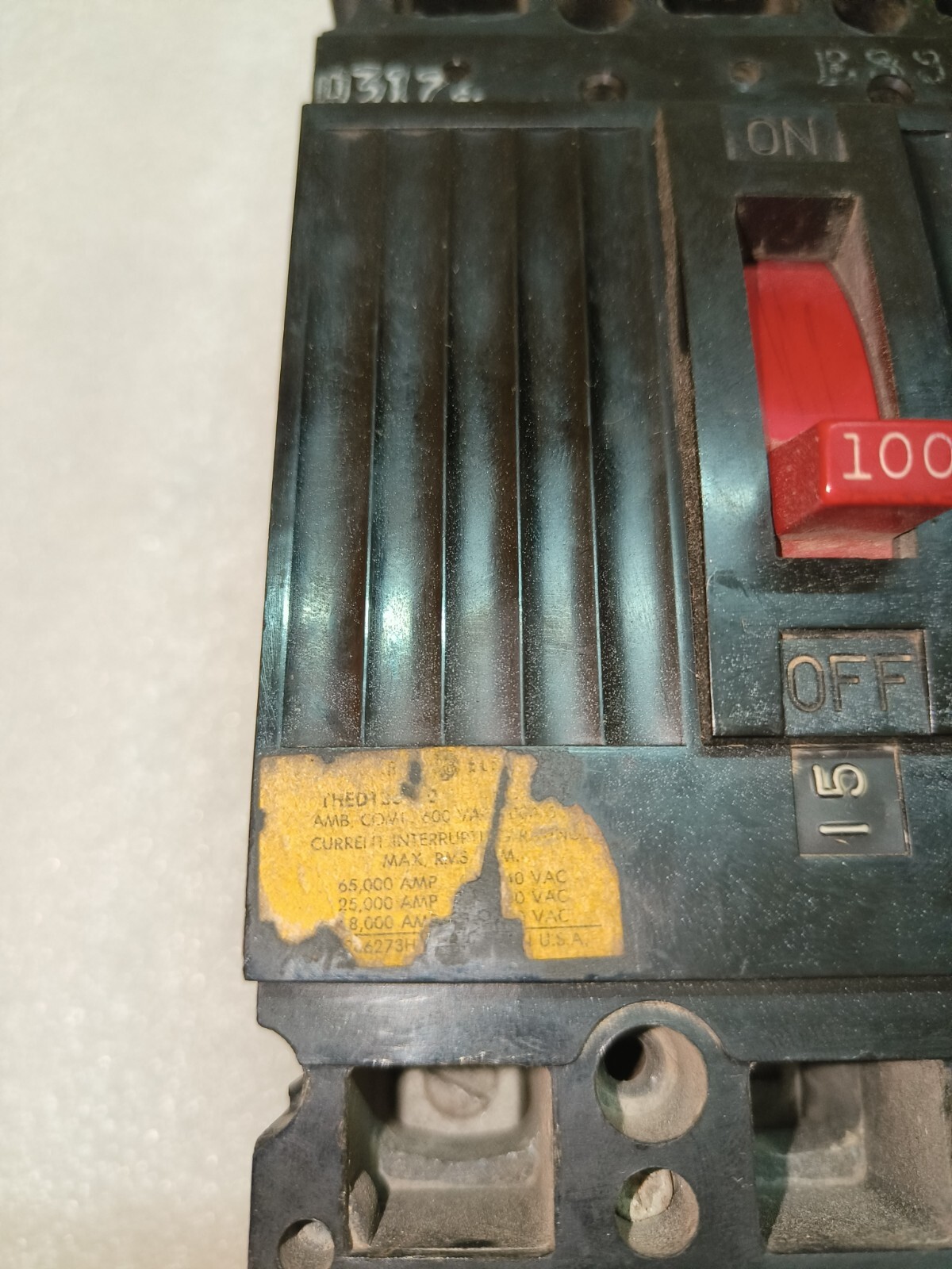 GENERAL ELECTRIC THED 136100 100A (FREE SAME DAY SHIPPING)
