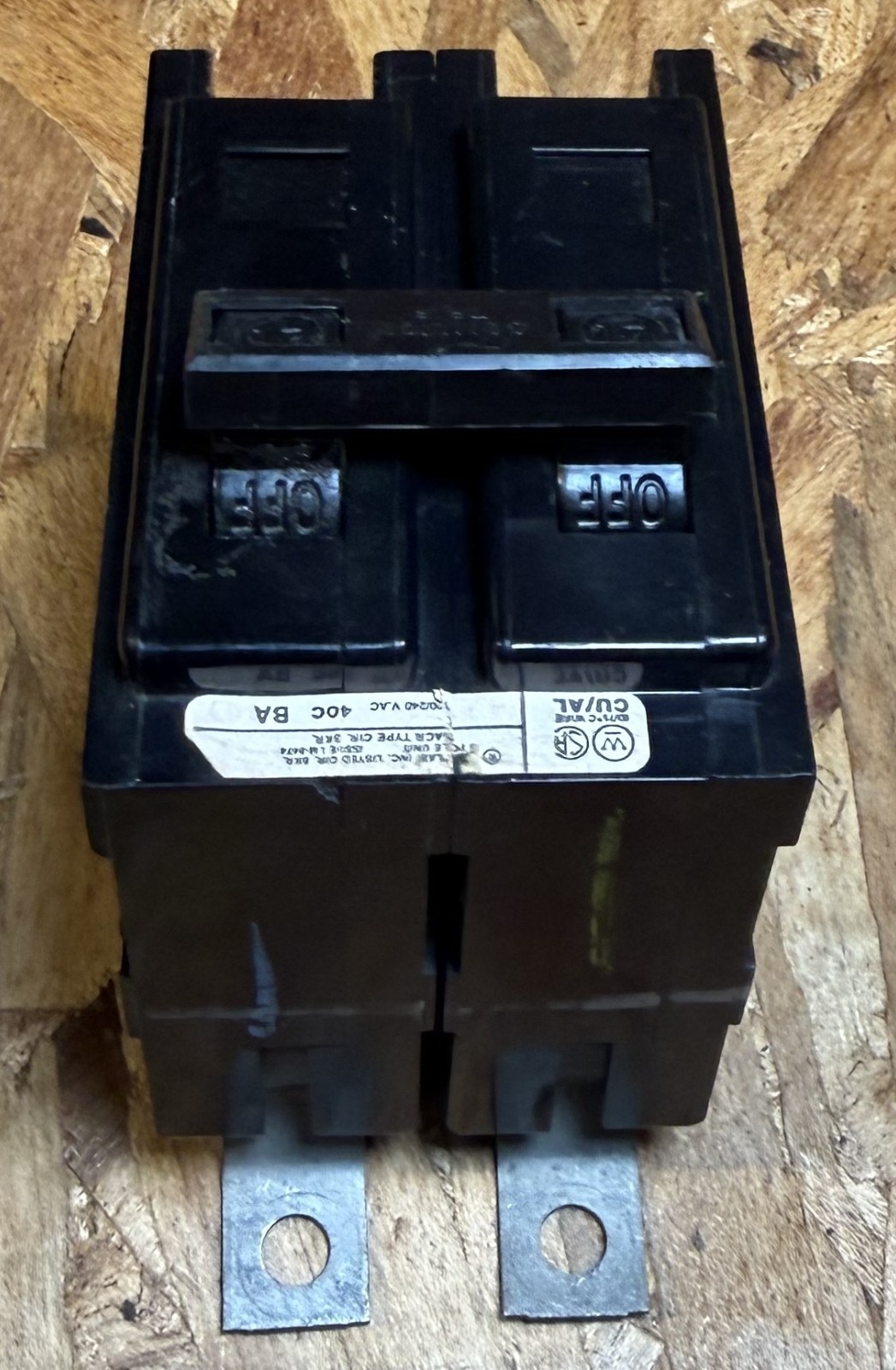 Westinghouse BA2020 2-Pole Circuit Breaker