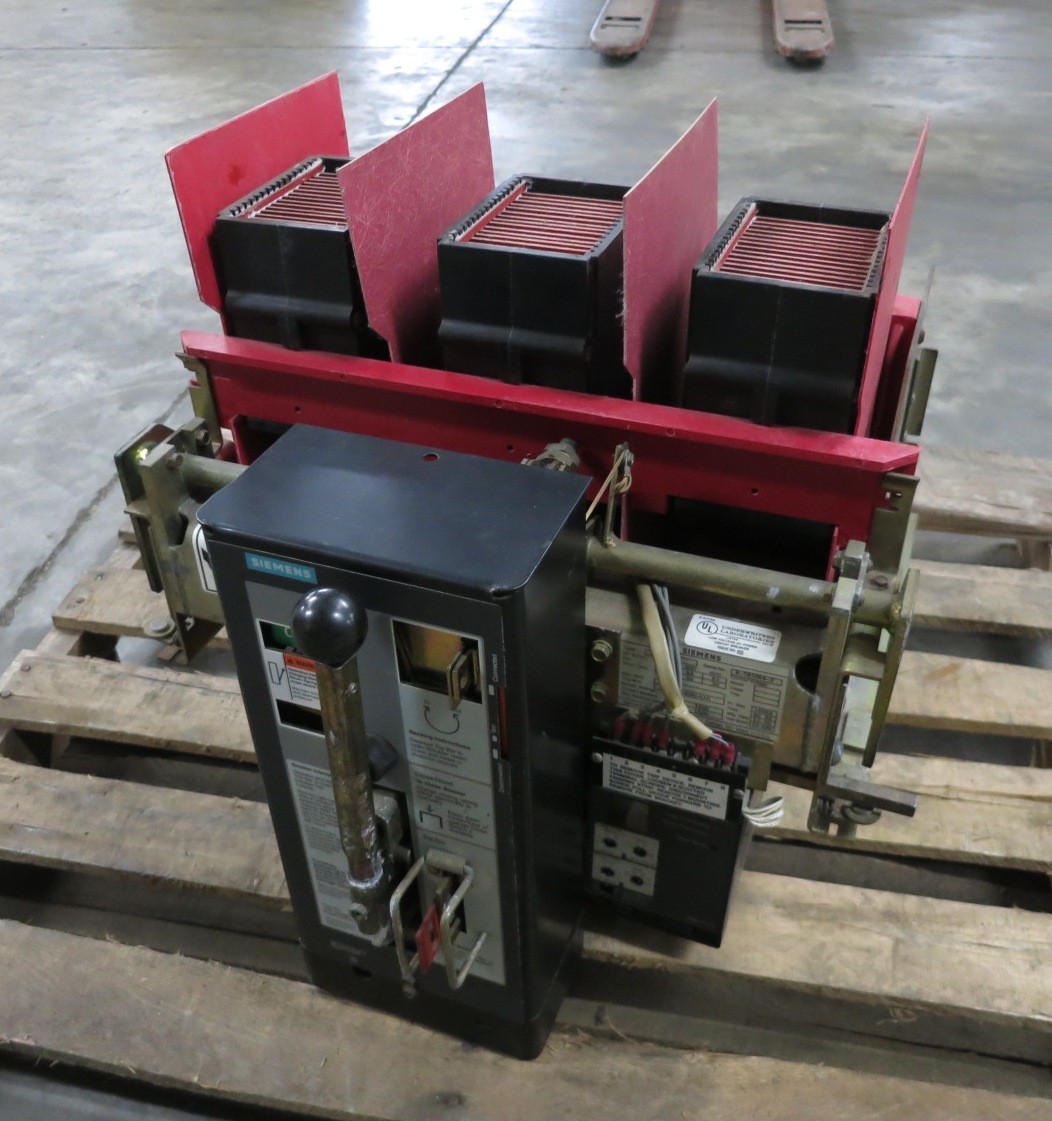Siemens RL-1600 1600A Air Circuit Breaker Static Trip III RMS-TS-TZ MO RL1600 LS
