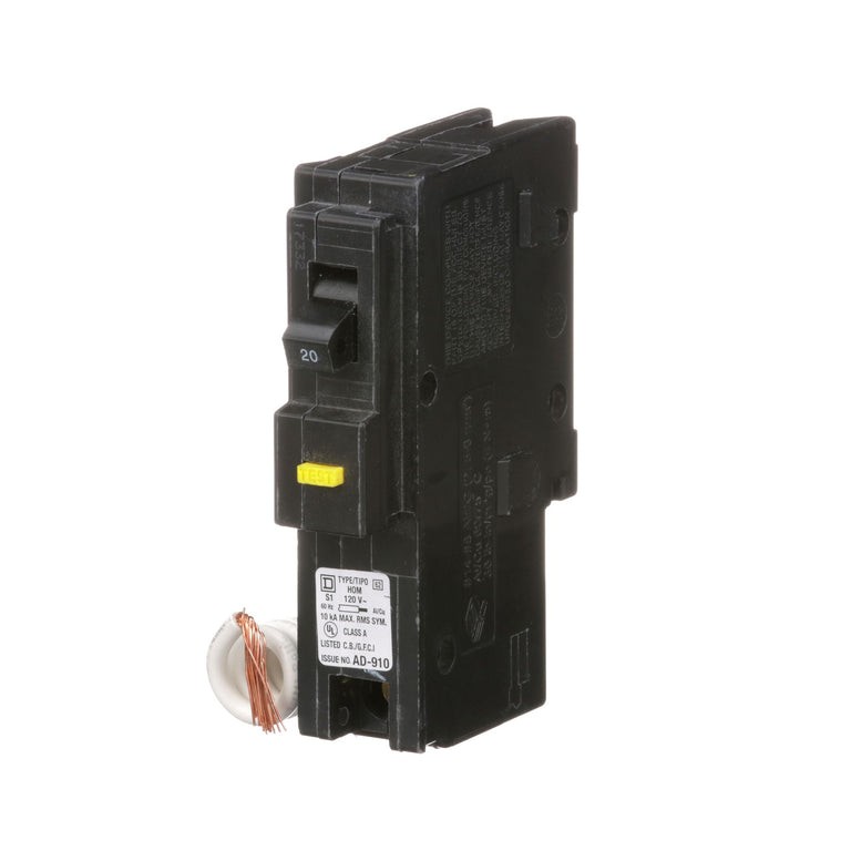 Square D HOM120GFI Molded Case Breakers (MCCBs)