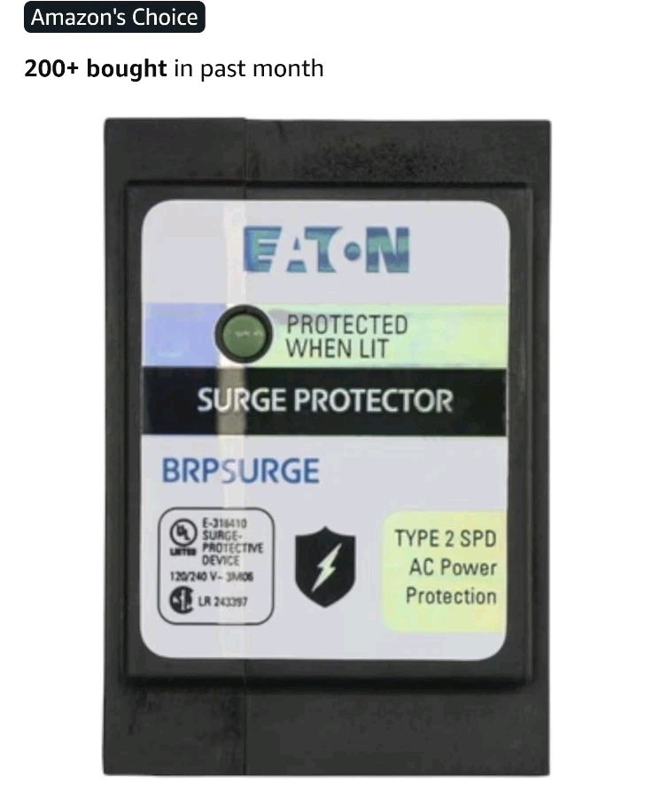 Eaton BRPSURGE – Eaton BRPSURGE Breaker, Surge Device, 120/240V NEW, FAST SHIP!