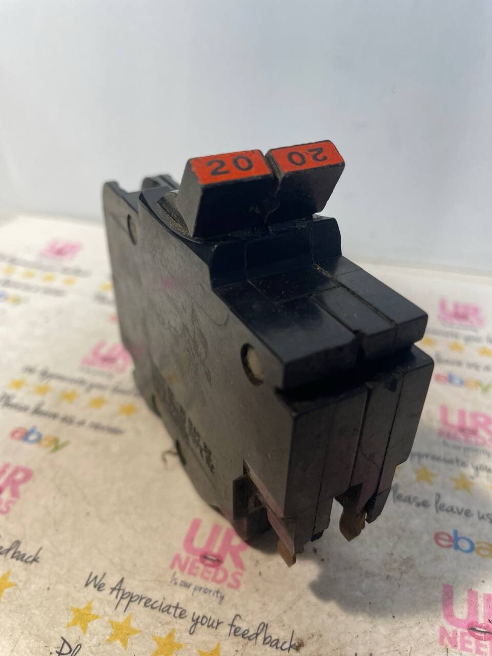 FPE NC220 Stab-Lok Breaker Mini THIN Type NC 2 Pole 20 Amp 120/240VAC