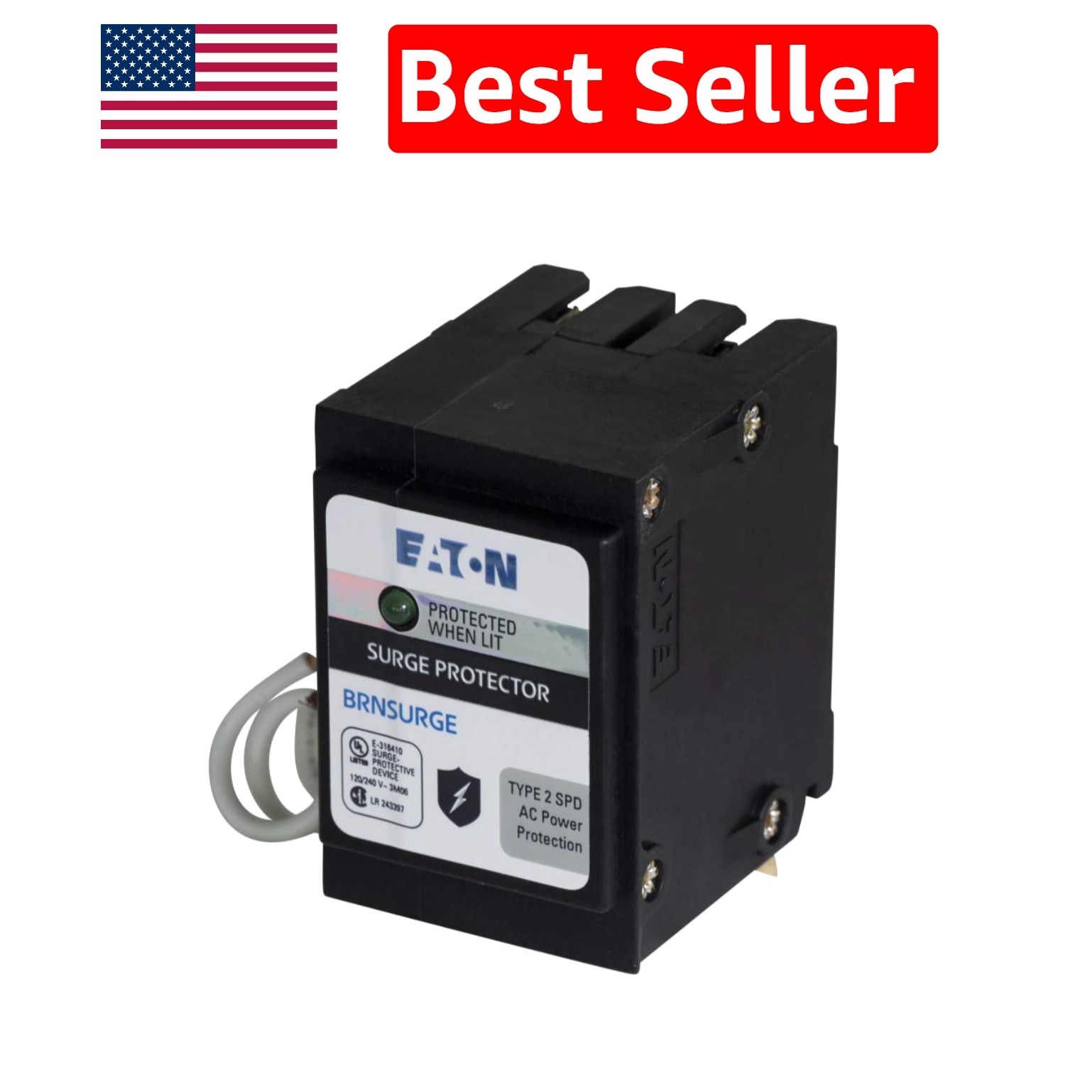 Type BR Circuit Breaker Surge Protection – 240V, Two Pole, 18 kA Safety Device