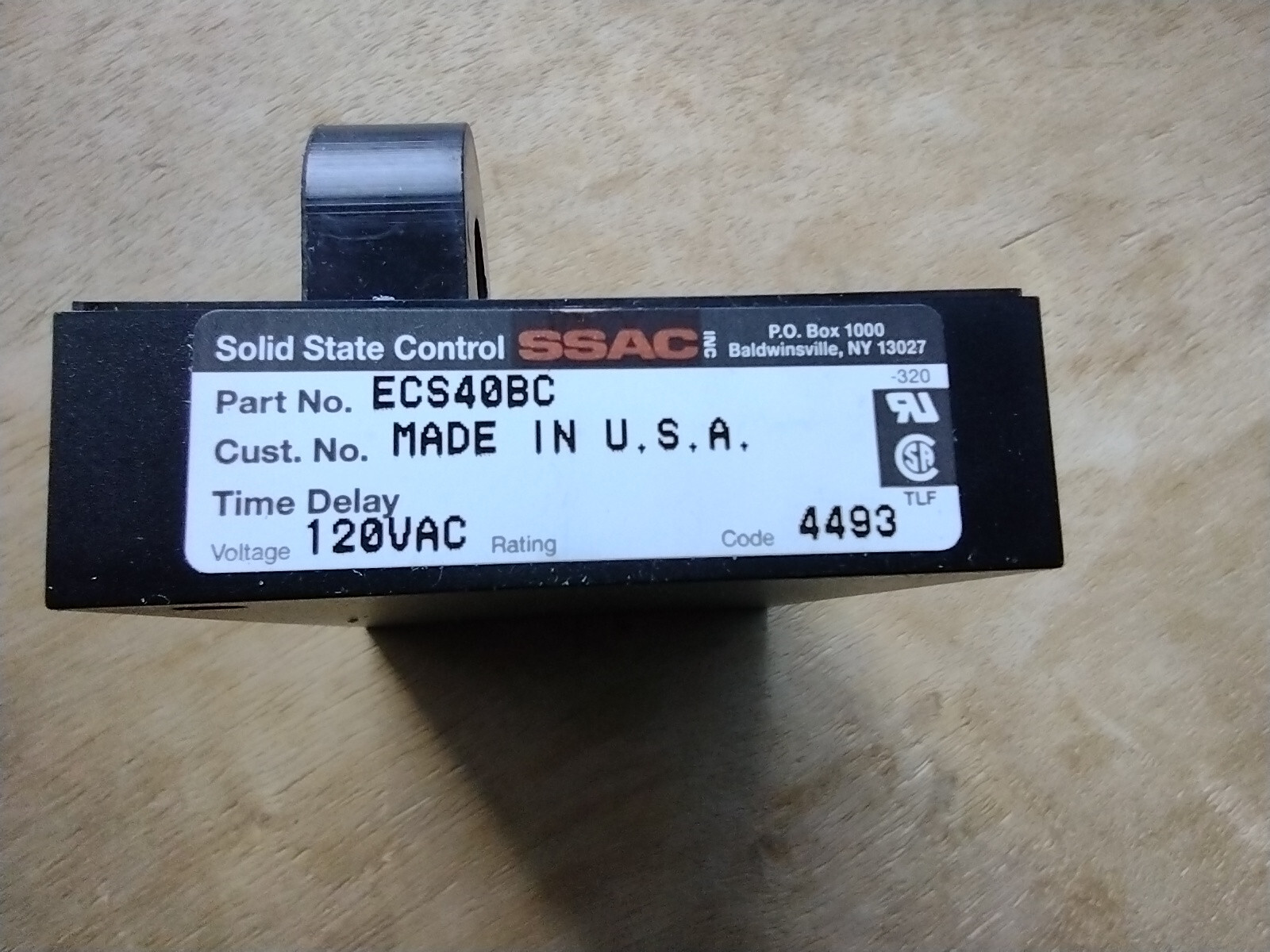 ECS40BC Solid State Control Time-Delay Industrial AC Electric Current Sensor 120