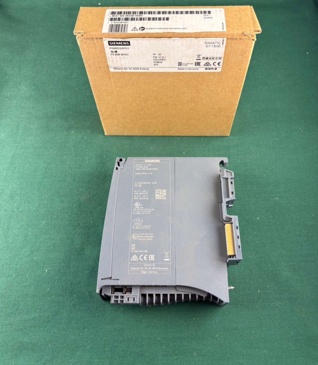 Siemens Simatic Power Supply 6ES7595-0KA00-0AB0 (#SIE10)