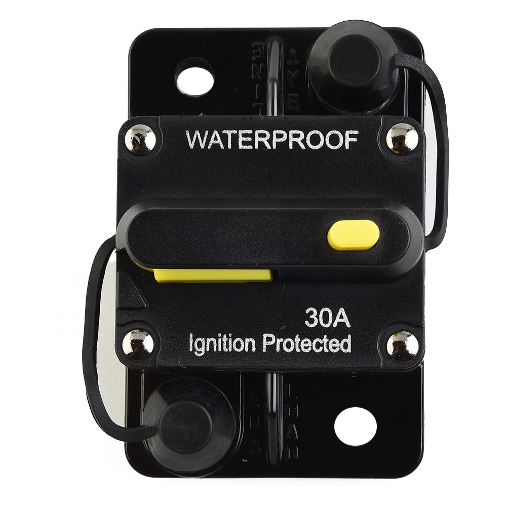 Car Circuit Breaker Fuse-Reset 12V-48V DC Car Boat Auto Waterproof 30-300 Amp