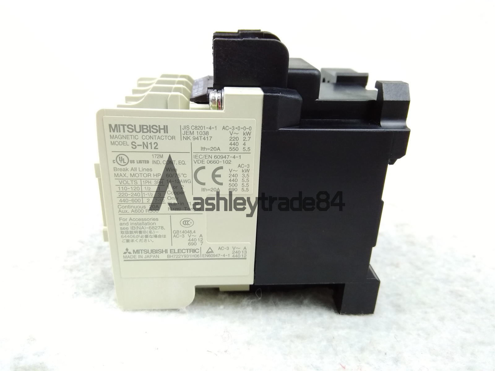 ONE Mitsubishi Magnetic Contactor S-N12 220VAC New
