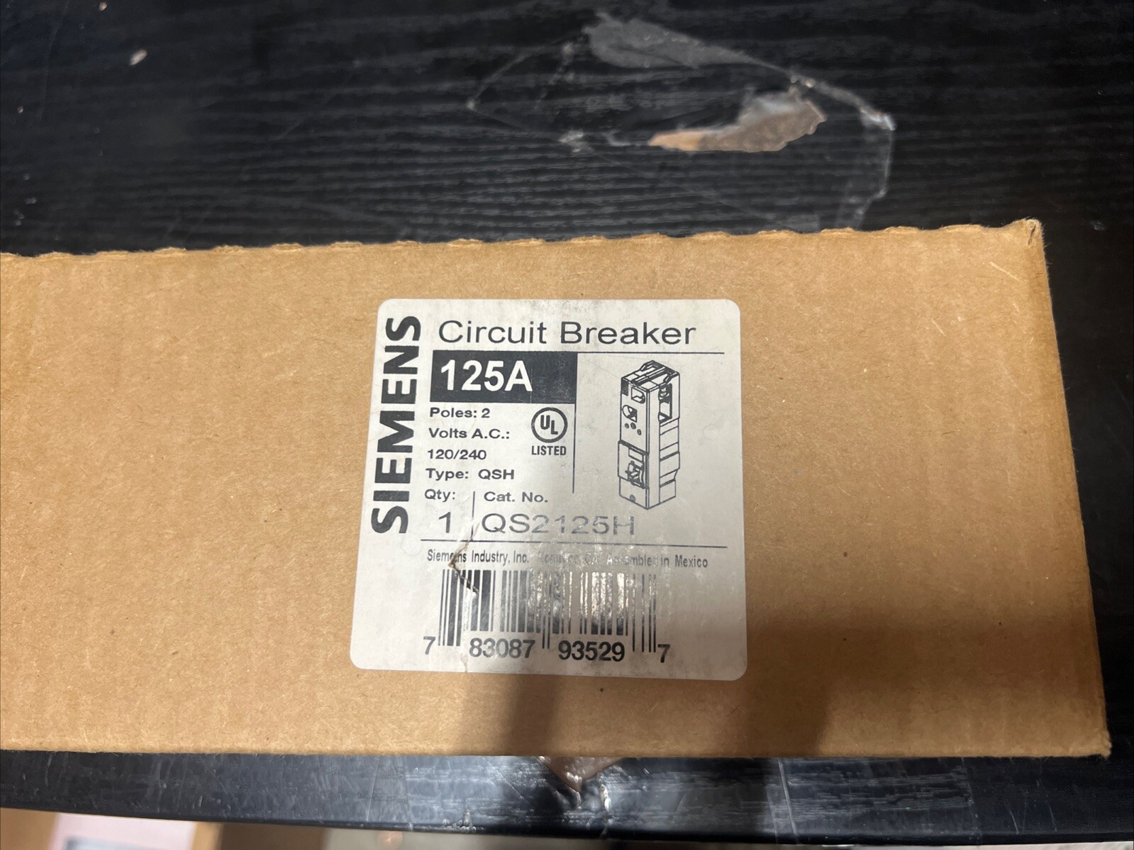 SIEMENS QS2125H QS Type 125-Amp Multi-Family Main Breaker, 22 KAIC Rated (NEW)