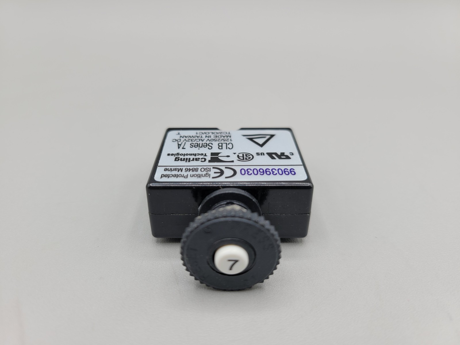 Blue Sea 2131 CLB Push Button Reset Only Screw Terminal Circuit Breaker 7 Amps