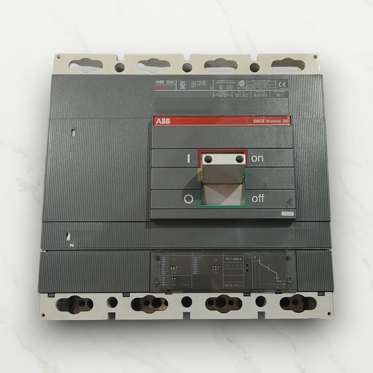 ABB S6N CIRCUIT BREAKER 800A 440VAC 35KA FREE FAST SHIPPING