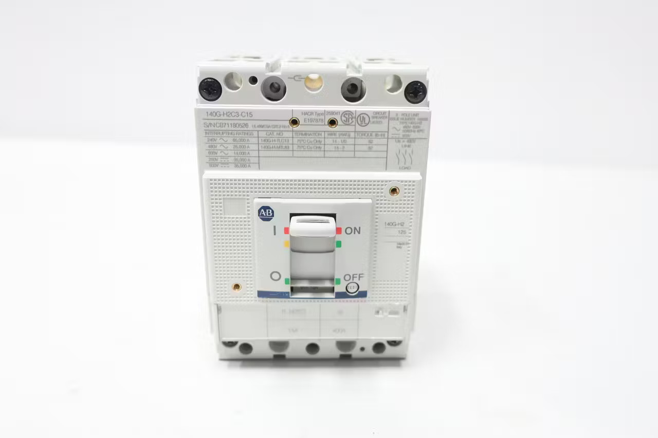 Allen Bradley 140G-H2C3-C15 Molded Case Circuit Breaker 3p 15a 240/480/600v-ac