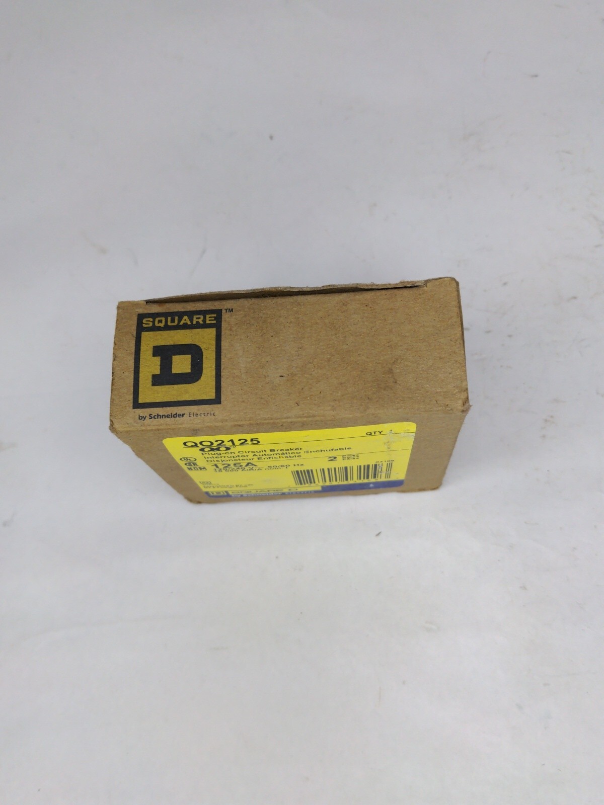 Square D QO2125 125 Amp Circuit Breaker