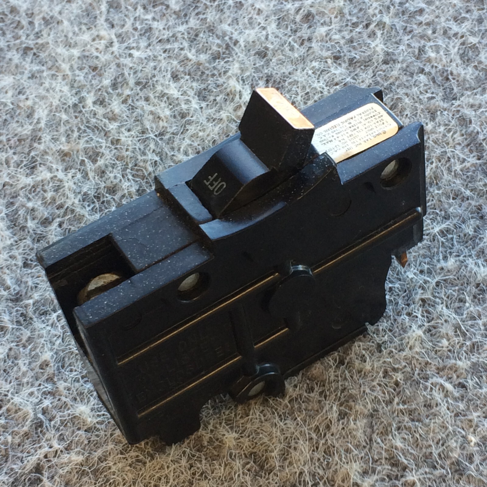 Federal Pacific 50 Amp 1POLE Circuit Breaker FPE Stab-Lok Thick NA150 120/240VAC