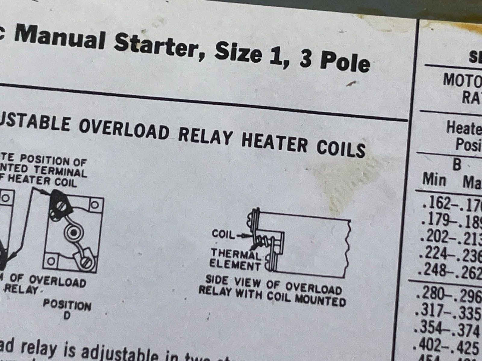 Eaton Cutler Hammer 6808H9 Marine Manual Start Stop Starter Control 78-2113 3 Ph