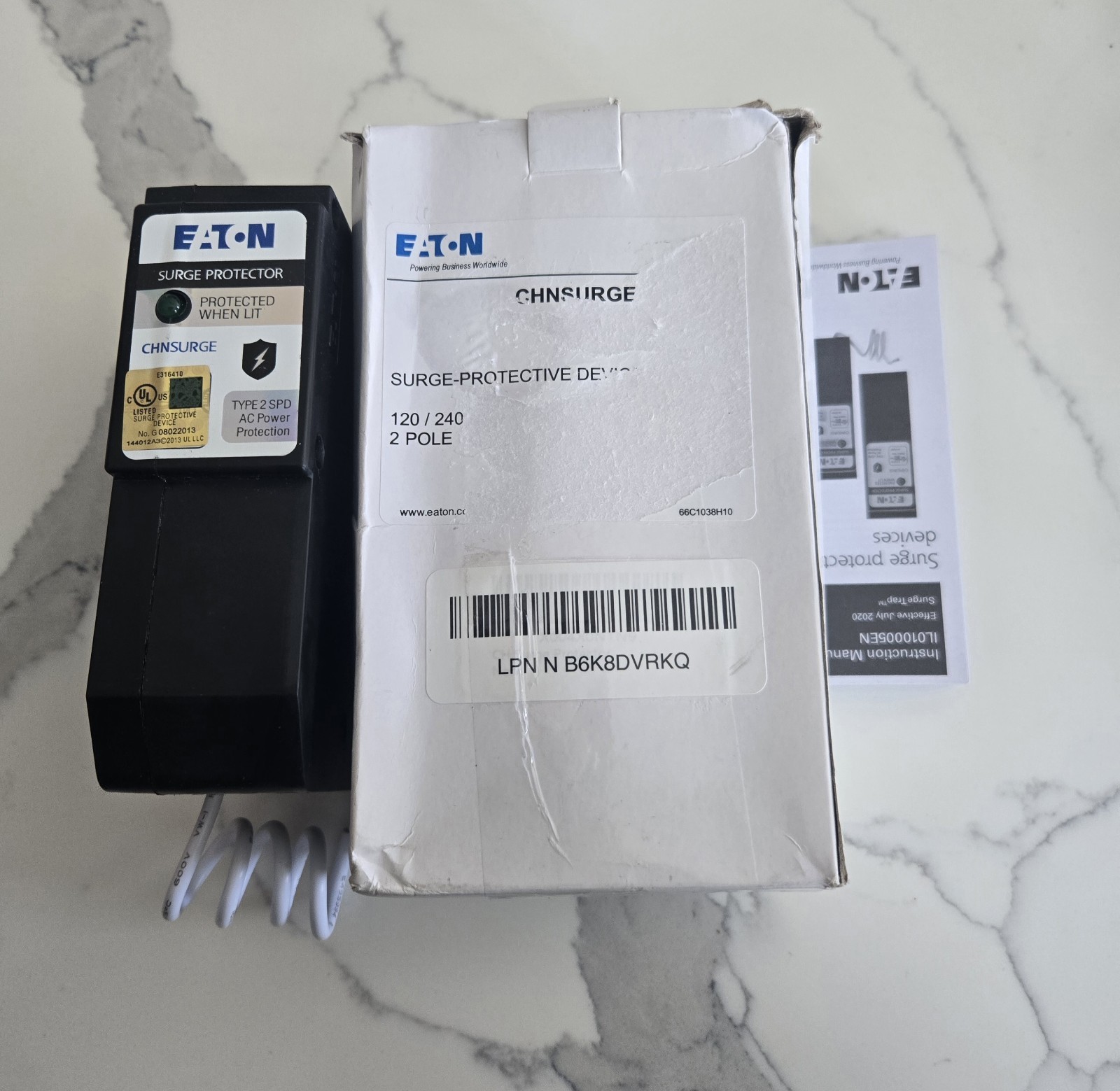 Eaton CHNSURGE 120/240V 2 Pole Residential Surge Protection Device