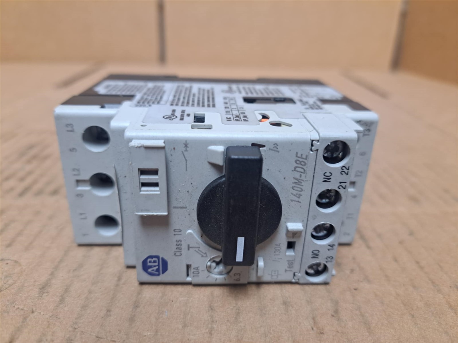 Allen Bradley Circuit Breaker Cat. No. 140M-D8E-C10