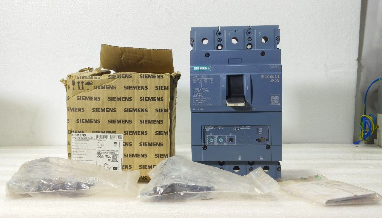 NEW | SIEMENS 3VA2440-0MN32-0AA0 SENTRON MCCB 400A 3-POLE 415V 200KA FRAME 630