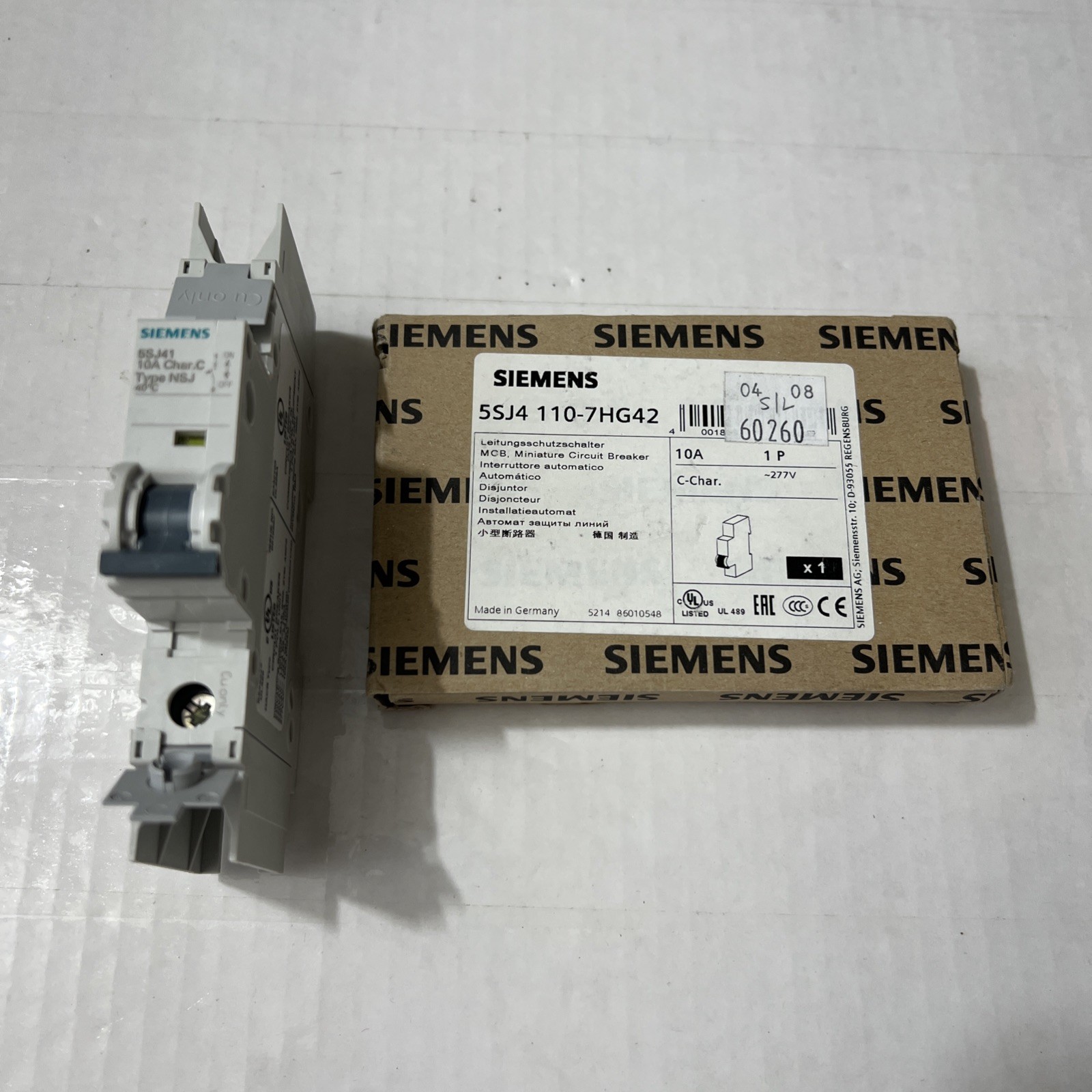 Siemens 3SB3244-6BA40 Green Indicator Light, 24V