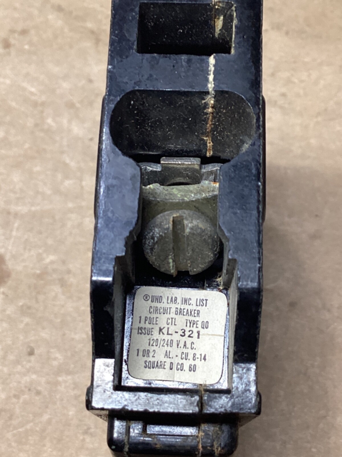 LOT OF 5 Square D QO115 Circuit Breaker 1-Pole 15A 120/240V Type QO #115F292*CO