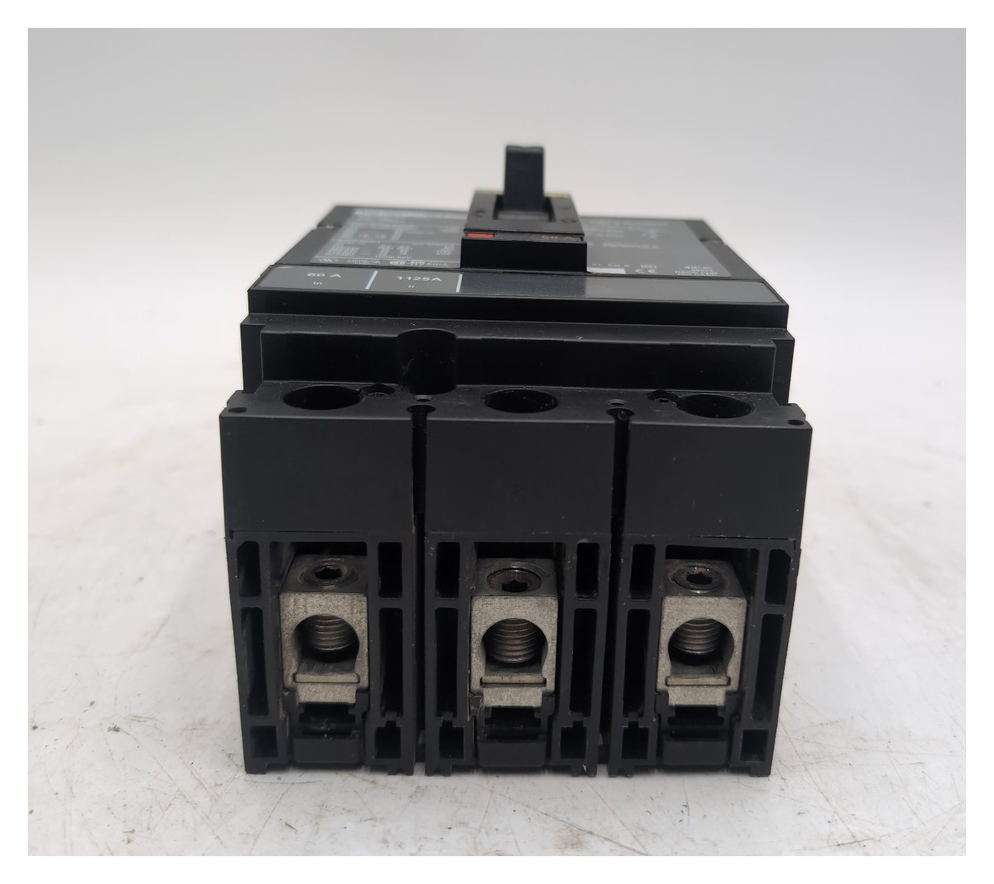 Square D HGL36060 60A 3P 600V Circuit Breaker USED
