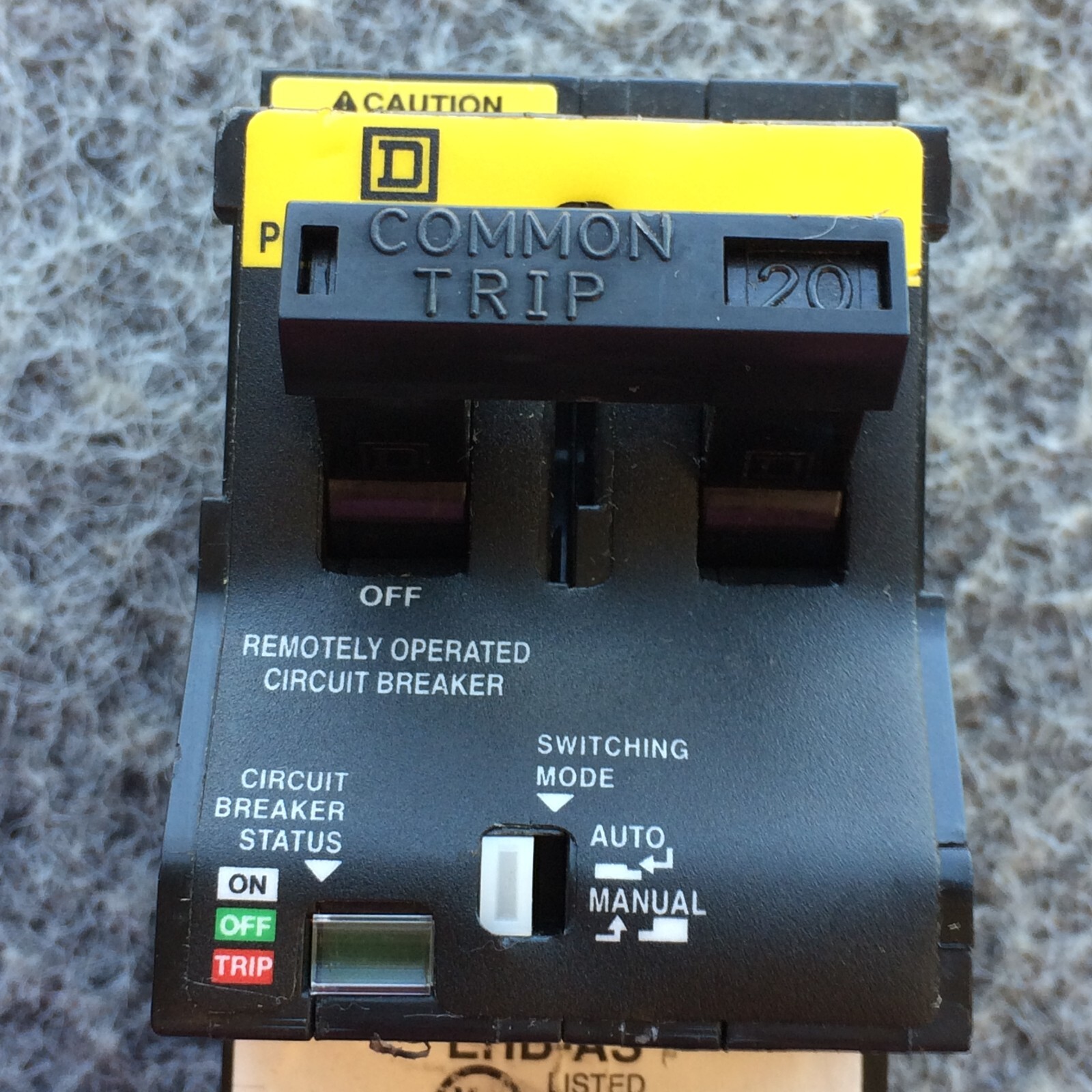 SQUARE D EHB24020AS 20 Amp 480V, Remotely Operated Circuit Breaker – WARRANTY