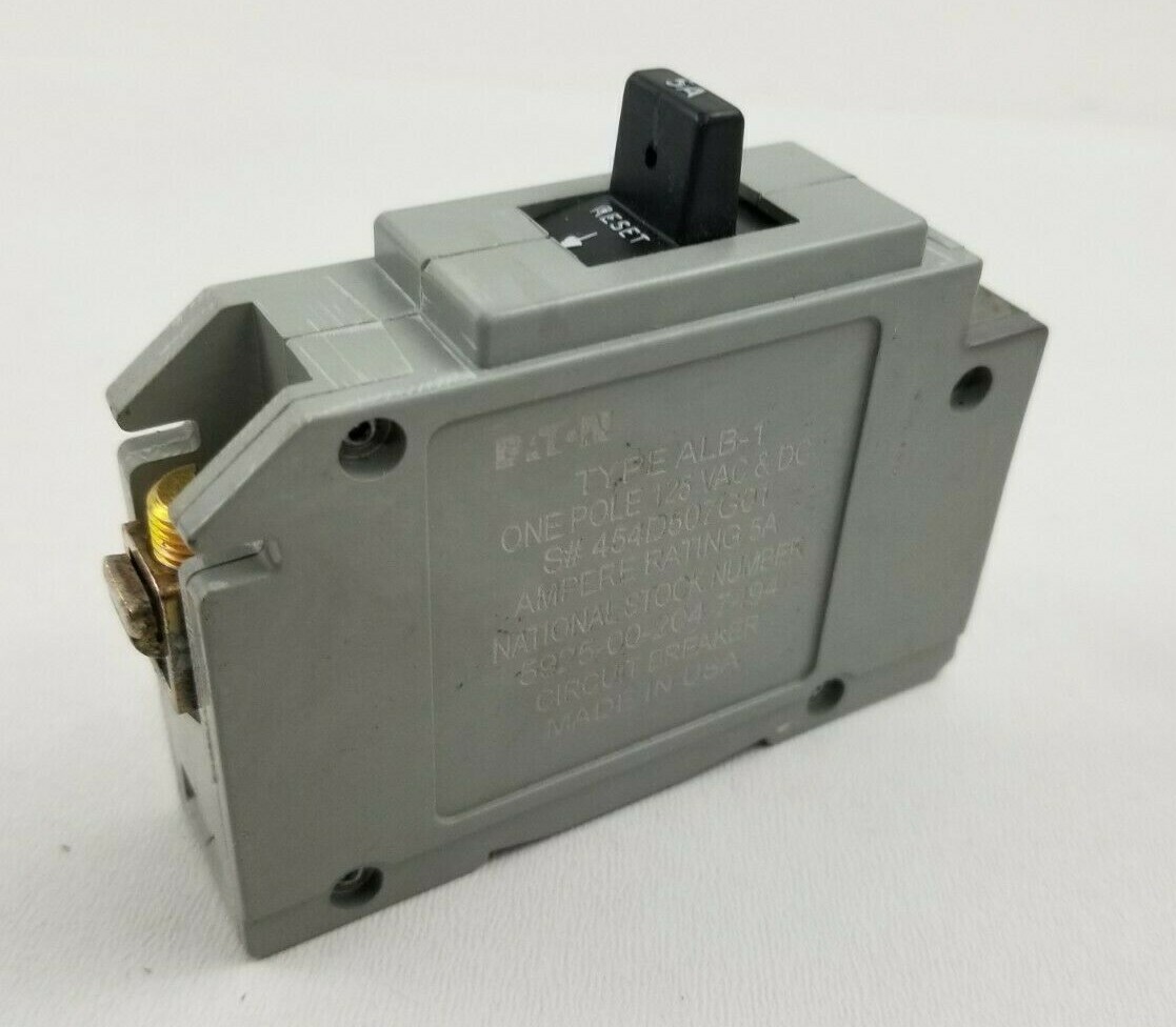 Eaton ALB-1 Circuit Breaker. 5A. #454D507G01. Used. Fast shipping!!!