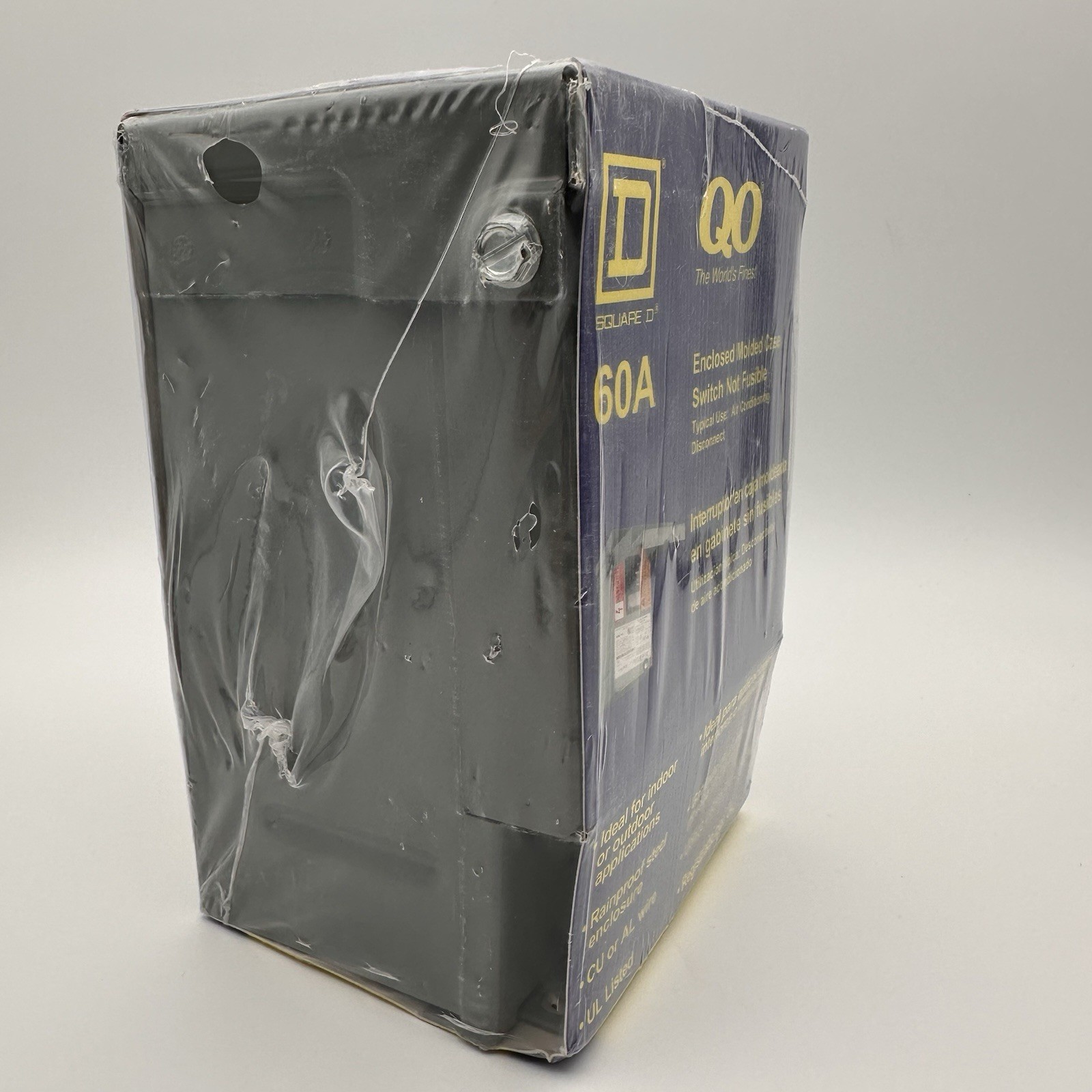 Square D 60A 60 Amp Enclosed Molded Case Switch Non-Fusible Circuit Breaker