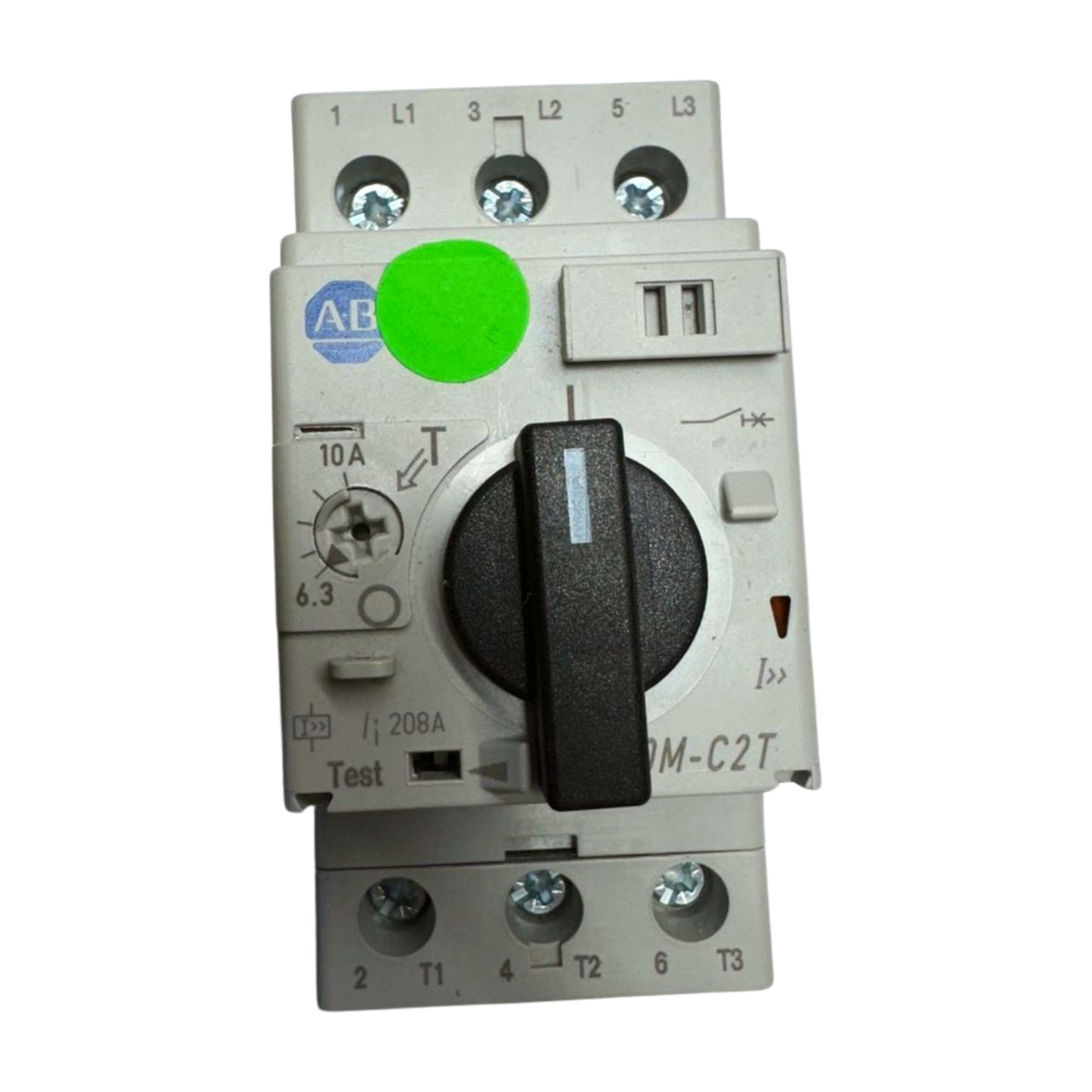 Allen-Bradley 140M-C2T-C10 Molded Case Circuit Breaker, 6.3-10A Ser. C