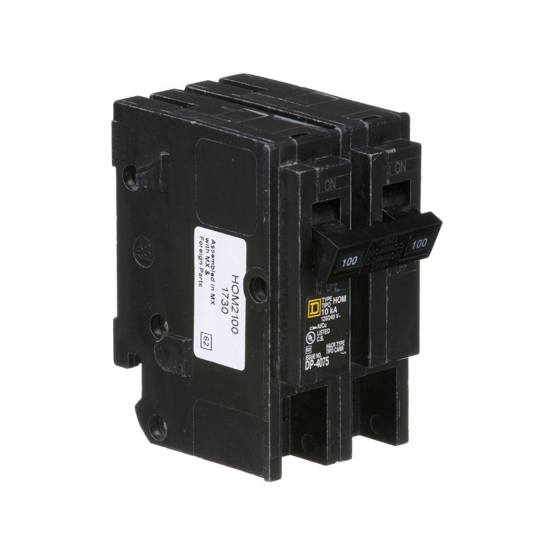 Square D HOM2100 Miniature Circuit Breakers (MCBs)