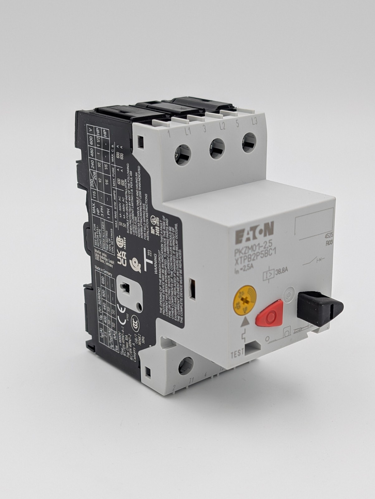 EATON Thermal Magnetic Circuit Breaker Motor Protect PKZM01-2.5 US in Stock New