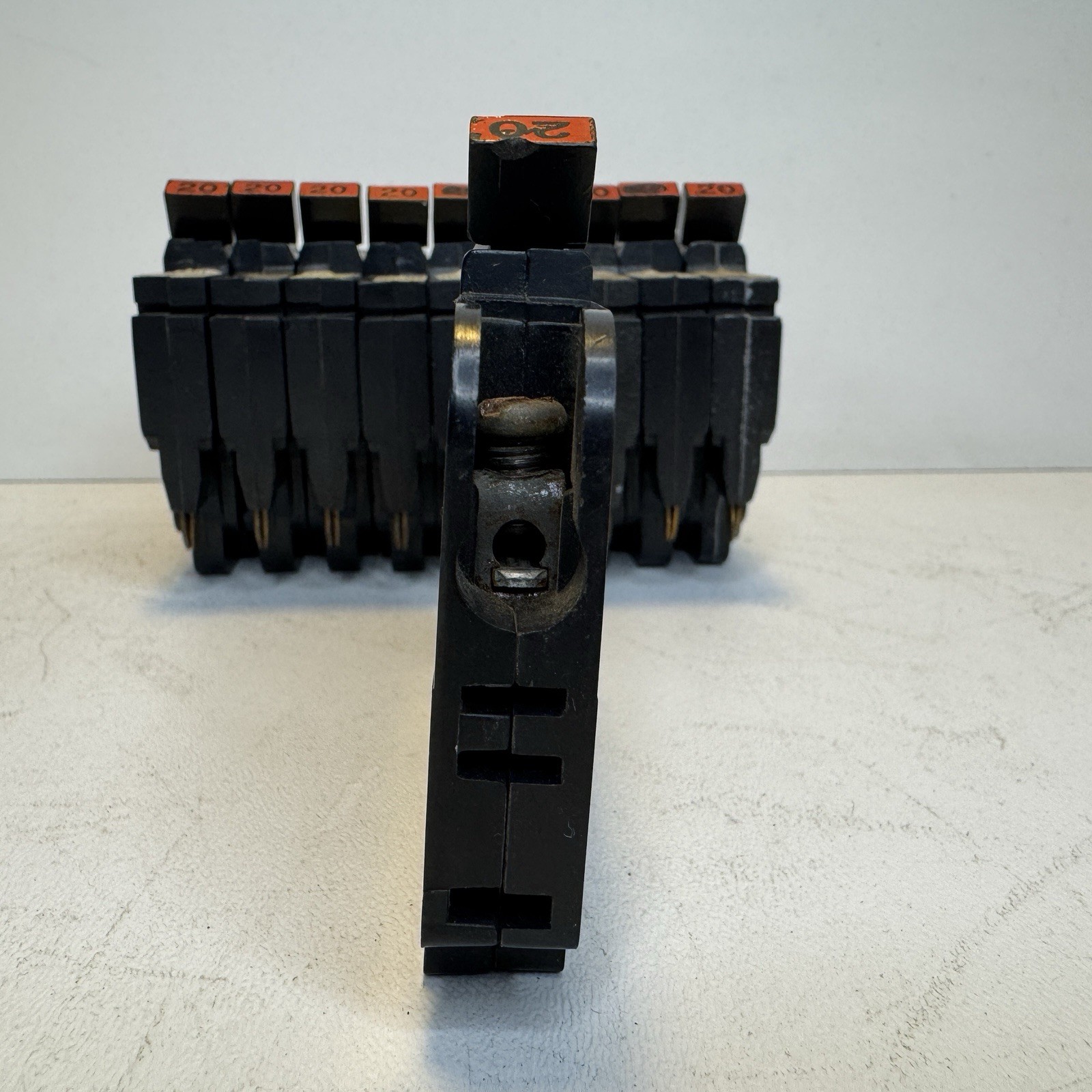 LOT OF 10- Federal Pacific 20 Amp 1 Pole Type NC Circuit Breaker FPE Stab-Lok