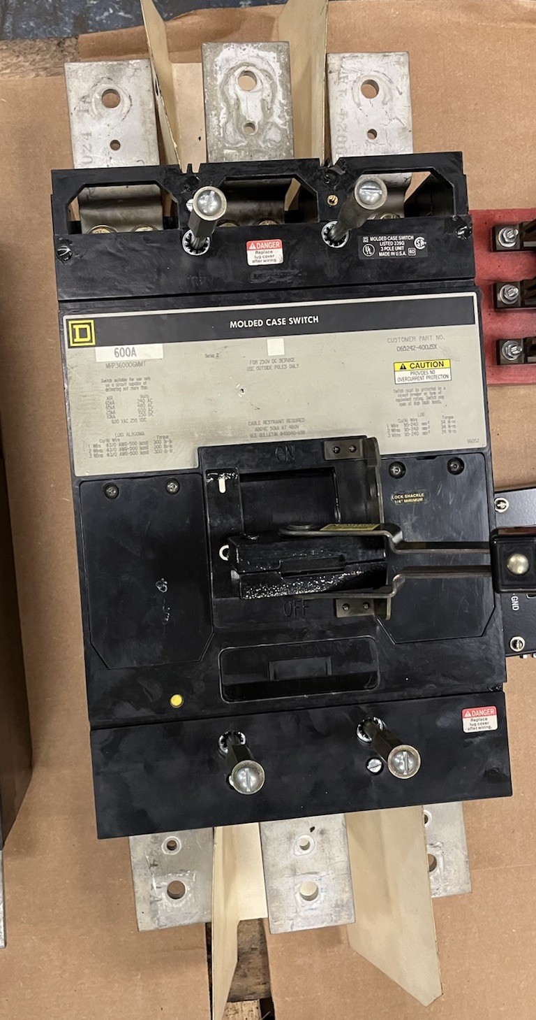 SQUARE D,MAF360006MMT,MAG-GARD ADJUSTABLE INSTANT TRIP CIRCUIT BREAKER 600A