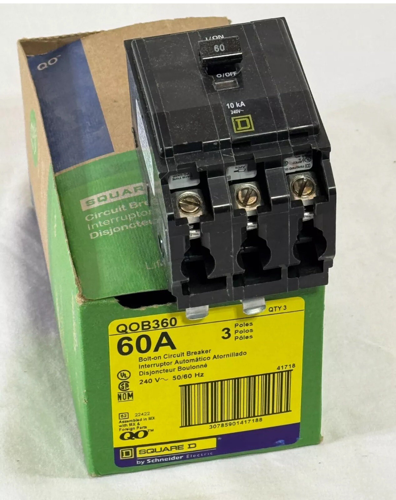 SQUARE D QOB360