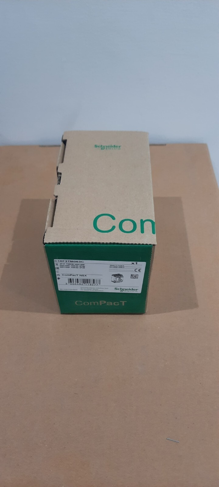 Schneider C10F3TM063C – 63A 3P, ComPacT NSX100F, 36kA at 415VAC, Made in Poland