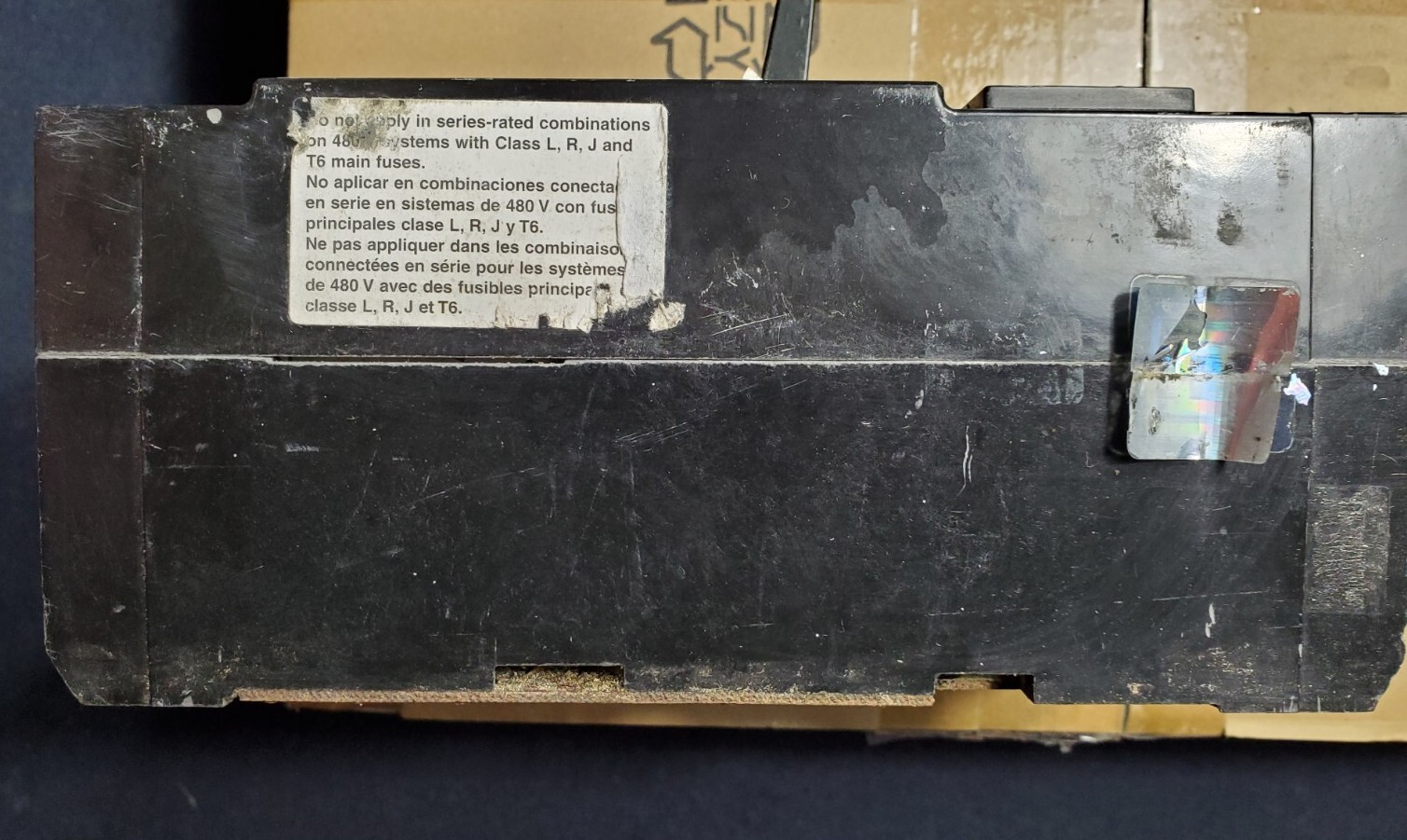 SQUARE D KAL36100 100A 3 pole 600V