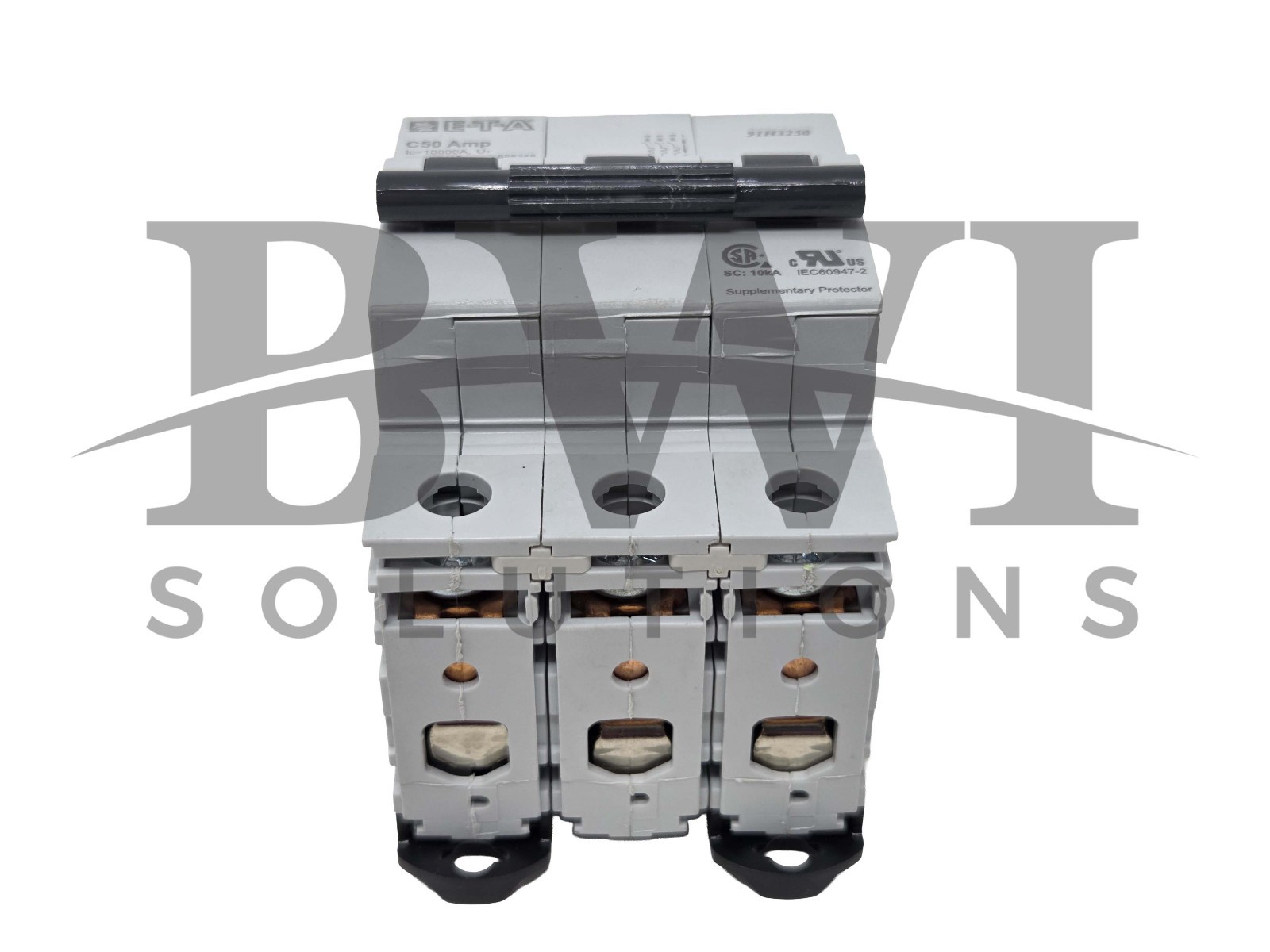 ETA 91H3250 Thermal Magnetic Circuit Breaker 50A, 3P, 277 / 480 VAC