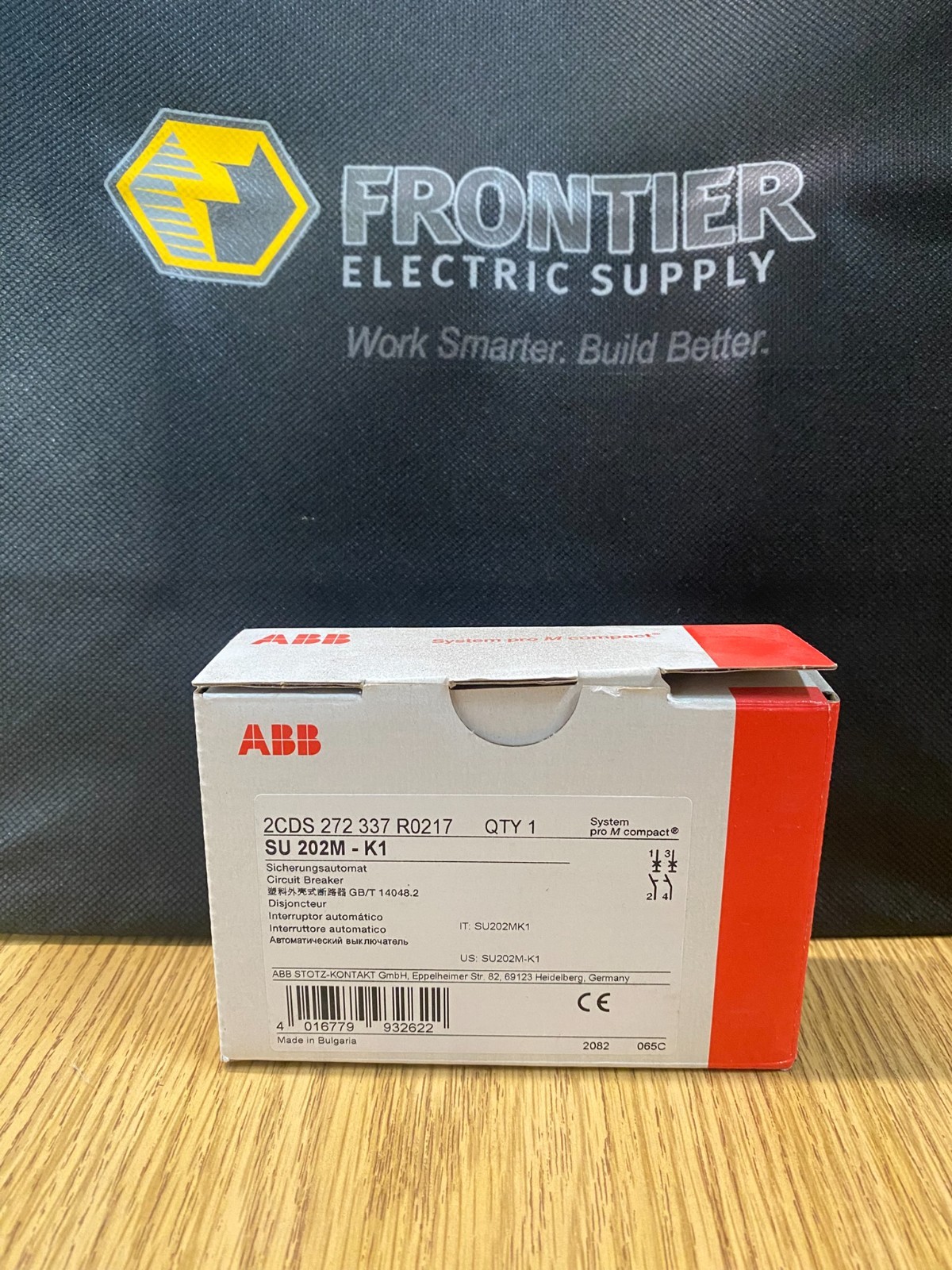 ABB SU202M-K1 Circuit Breaker 2-Pole 1A K Curve DIN Rail MCB Industrial OEM
