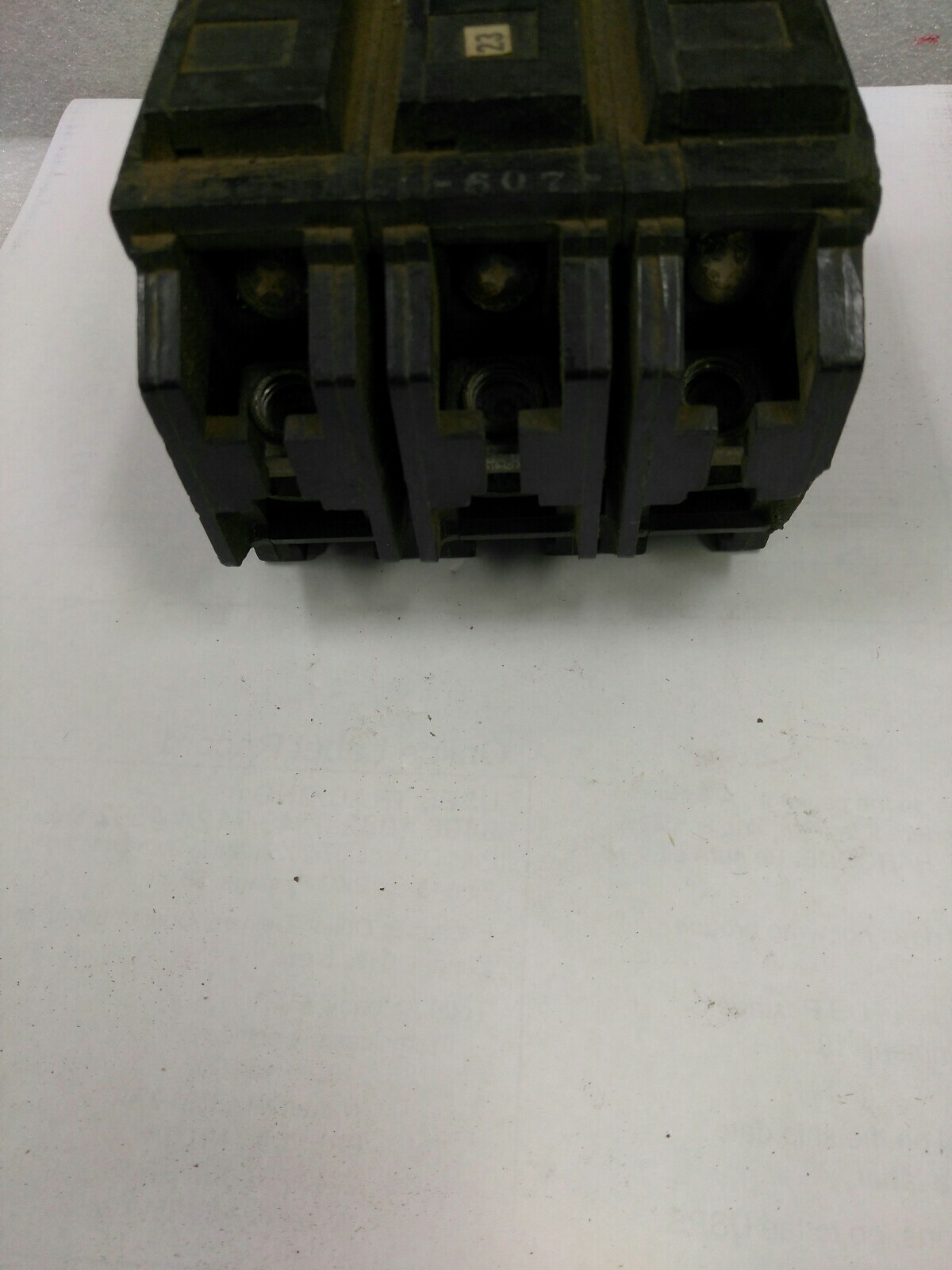 GE TQL32020 3P 20A 240VA Plug-In, GROVE Model TQL-AC Breaker CHIPS (14CB3